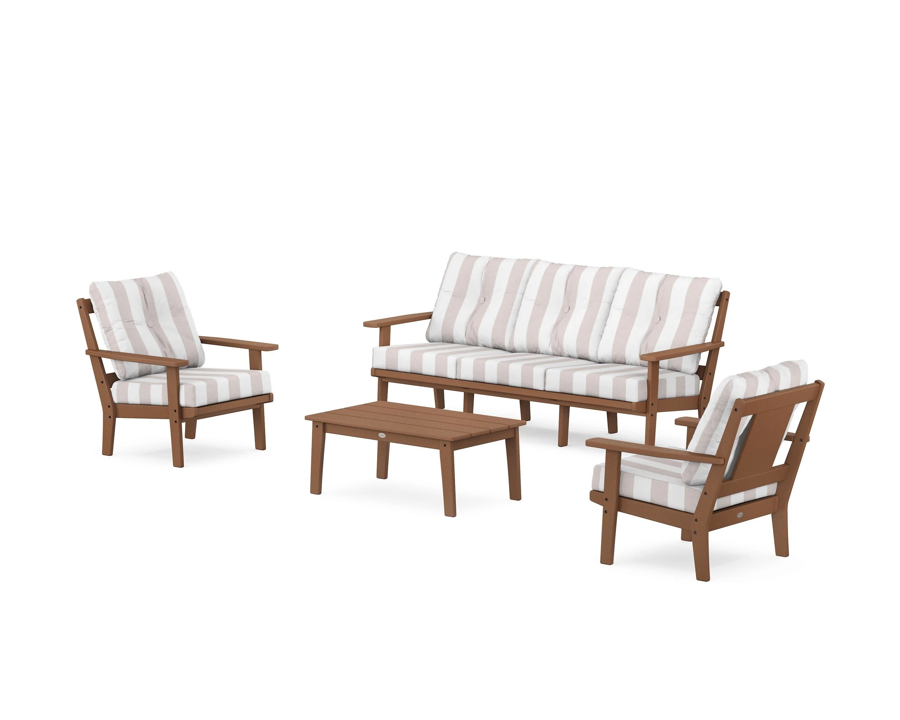 Prairie 4-Piece Deep Seating Set with Sofa - Image 11