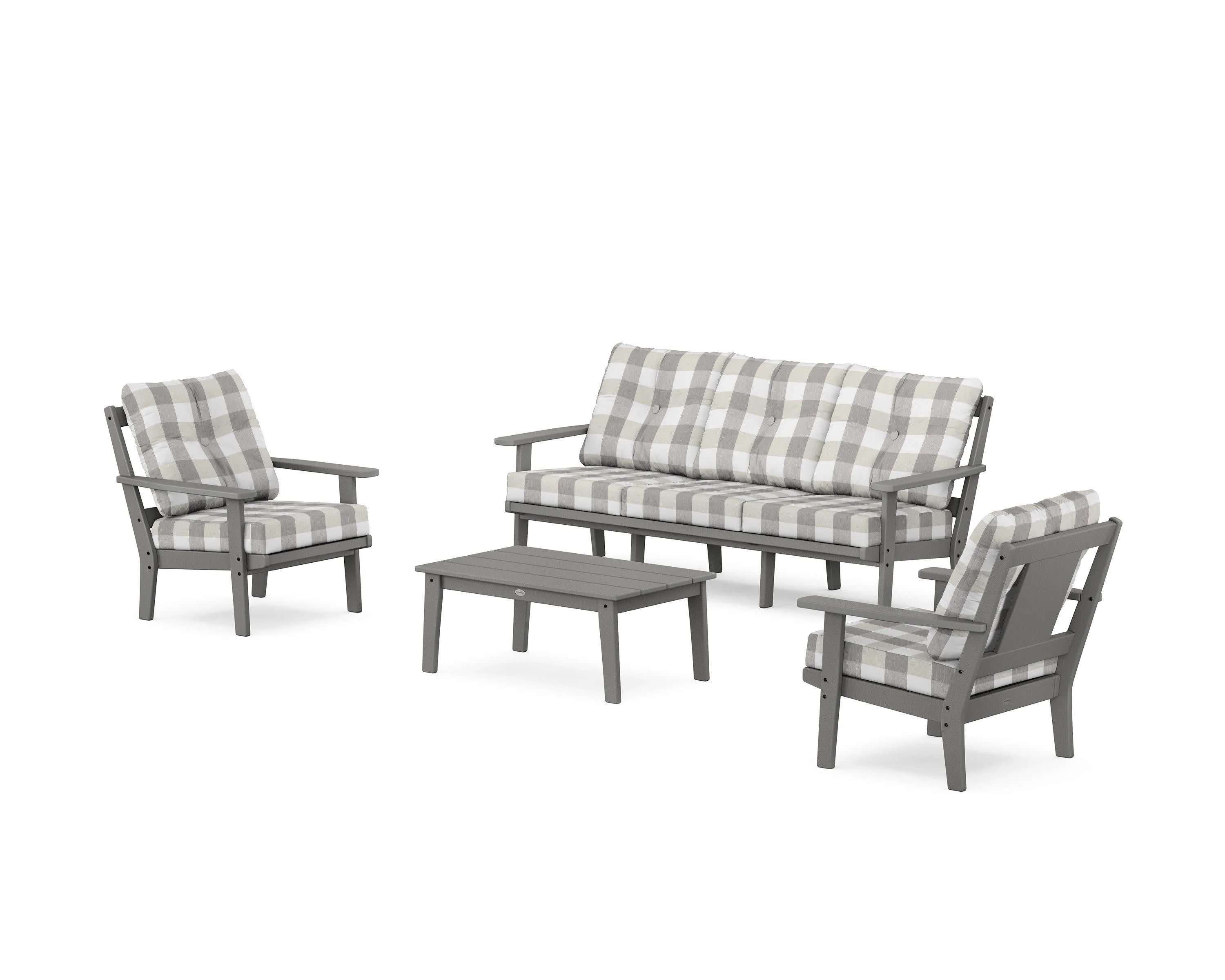 Prairie 4-Piece Deep Seating Set with Sofa - Image 13
