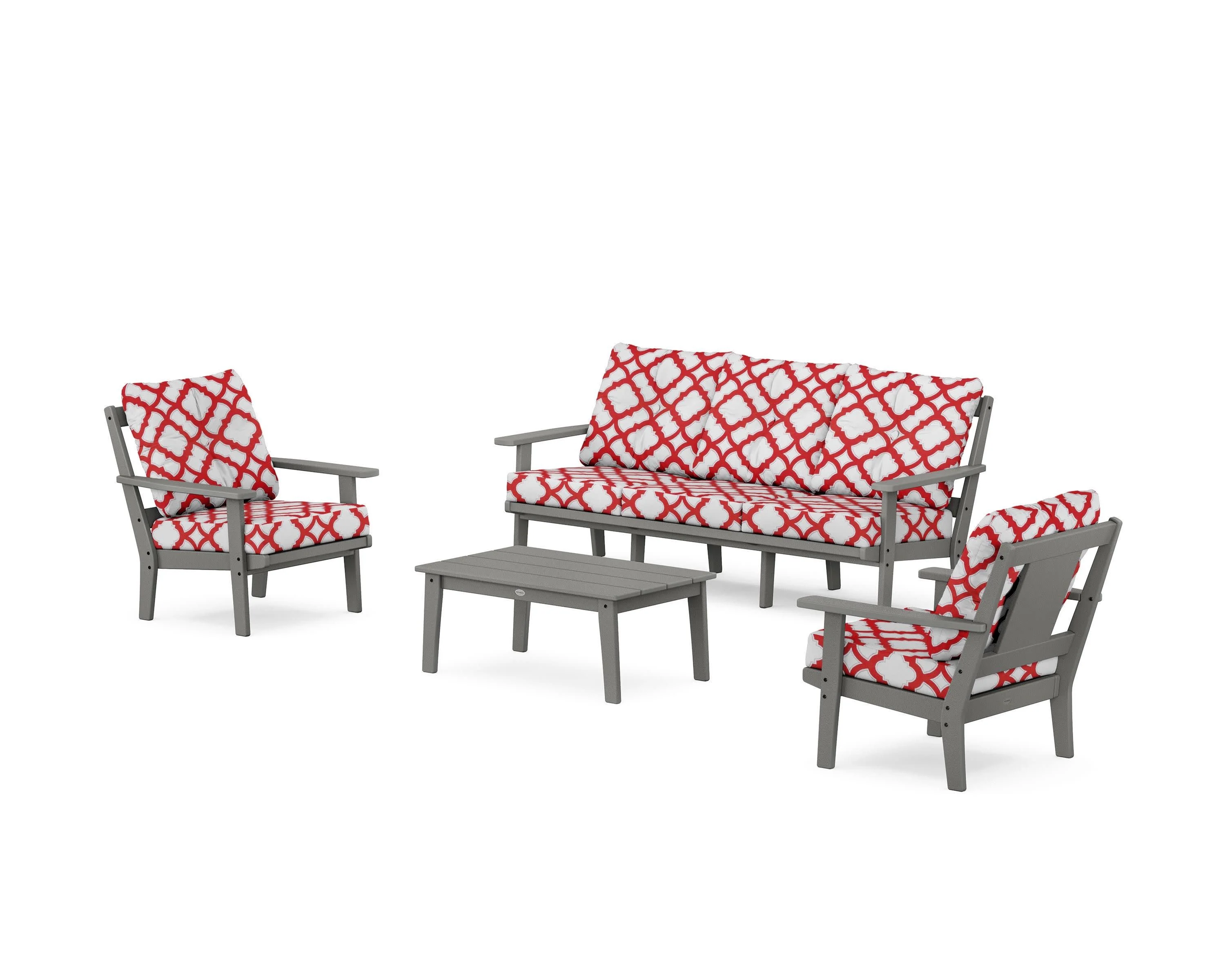 Prairie 4-Piece Deep Seating Set with Sofa - Image 147