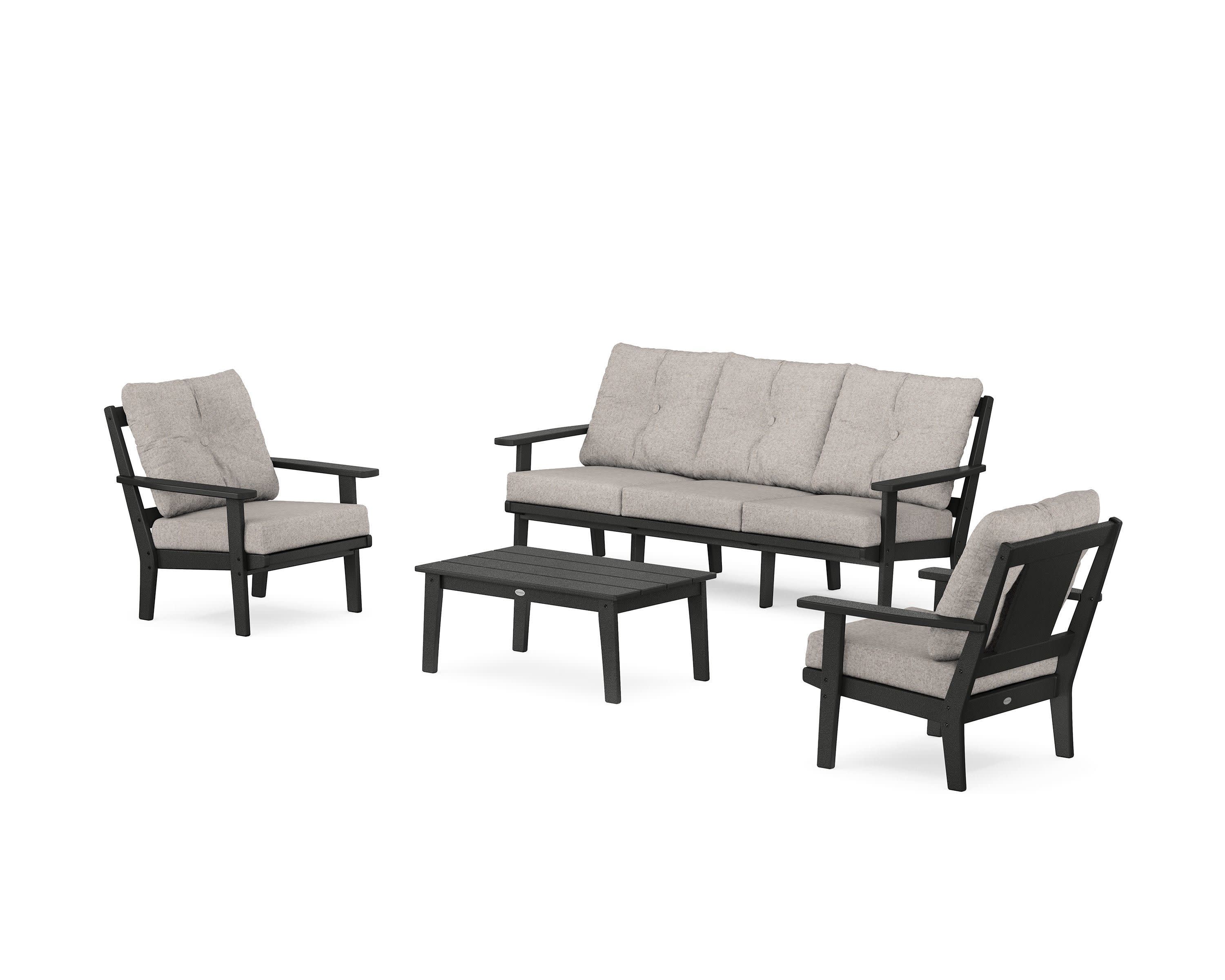 Prairie 4-Piece Deep Seating Set with Sofa - Image 15