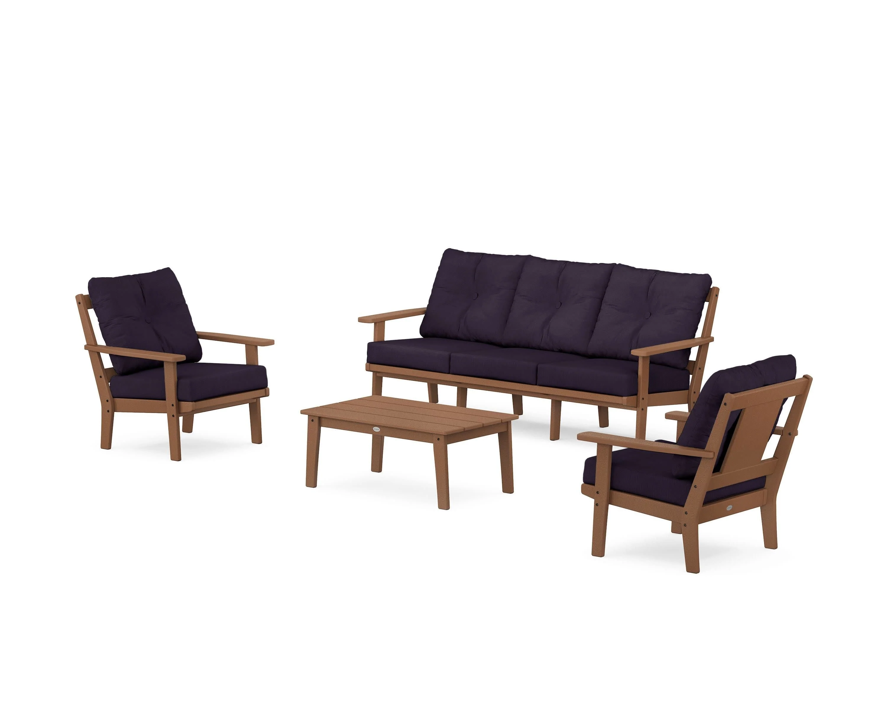 Prairie 4-Piece Deep Seating Set with Sofa - Image 157