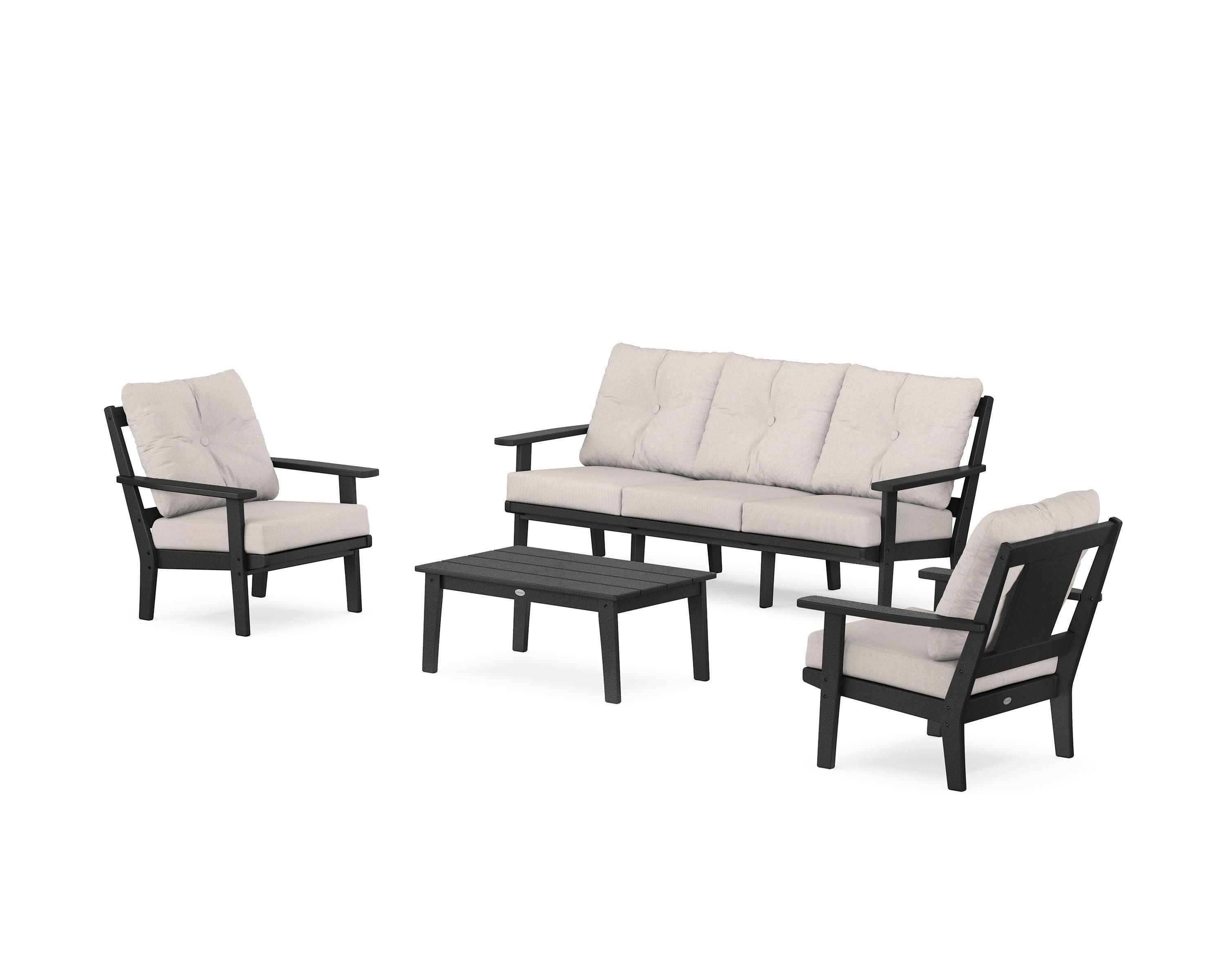 Prairie 4-Piece Deep Seating Set with Sofa - Image 158