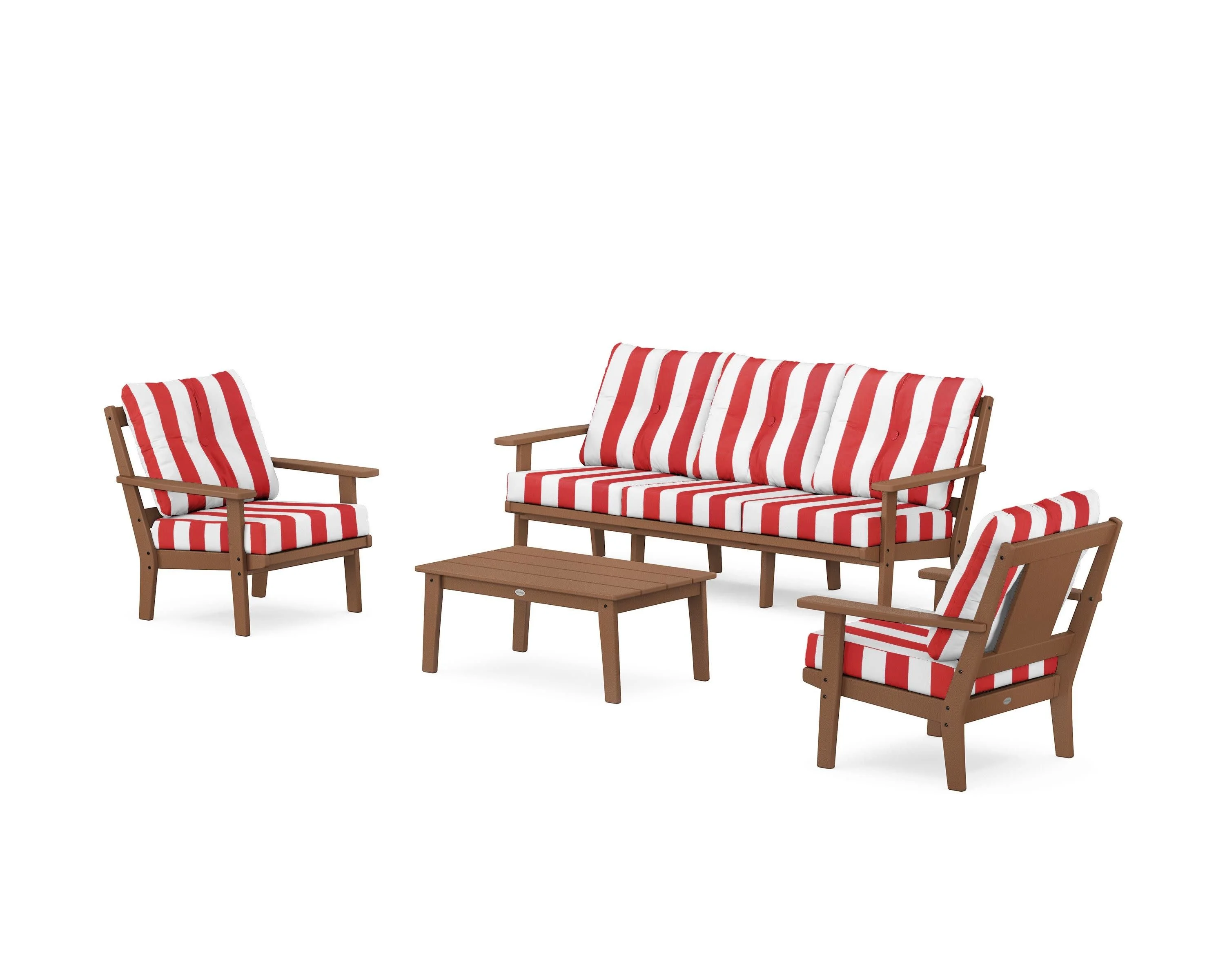 Prairie 4-Piece Deep Seating Set with Sofa - Image 17