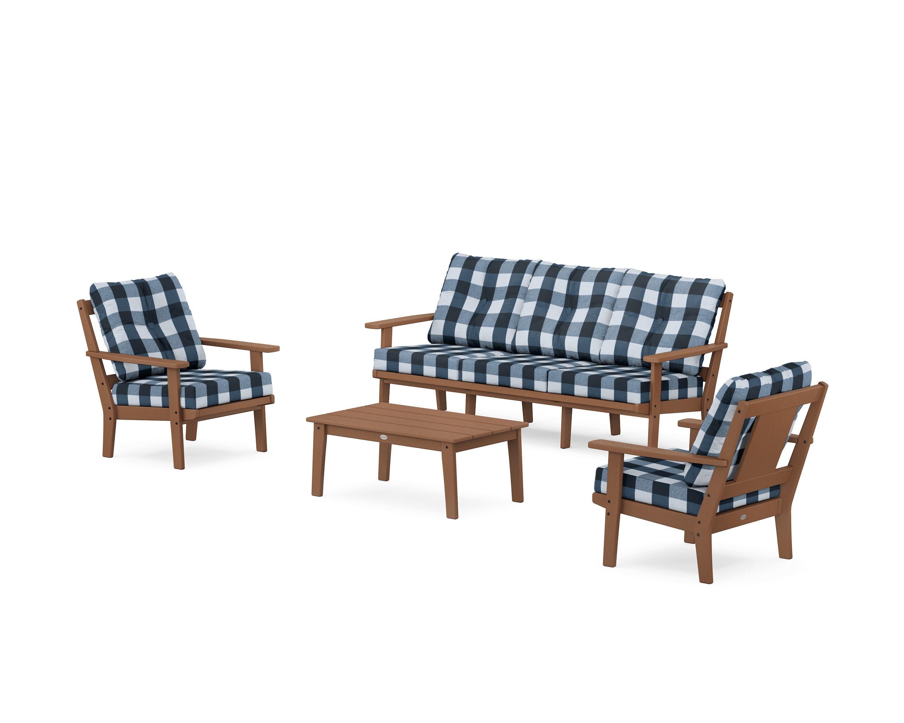 Prairie 4-Piece Deep Seating Set with Sofa - Image 177