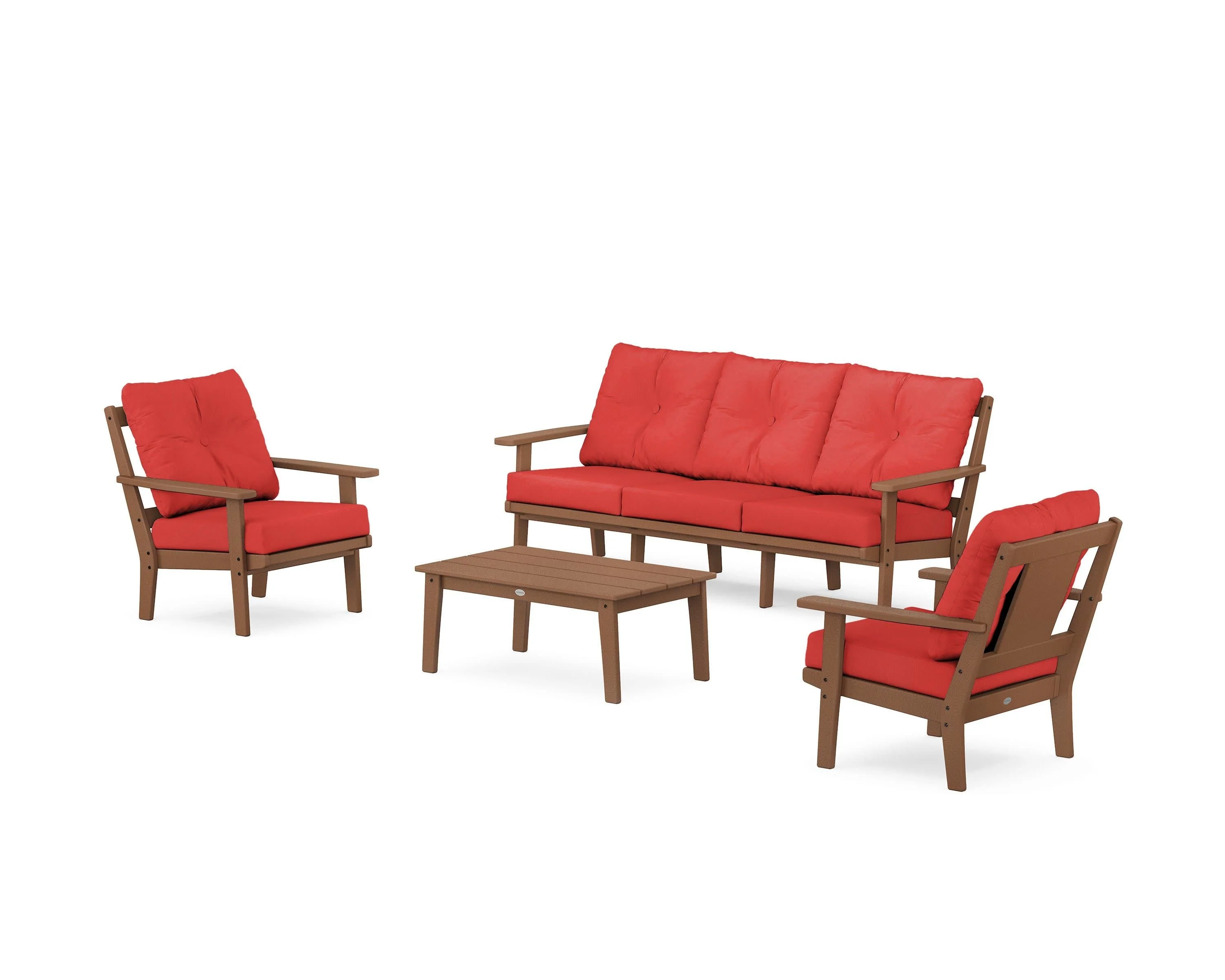 Prairie 4-Piece Deep Seating Set with Sofa - Image 181