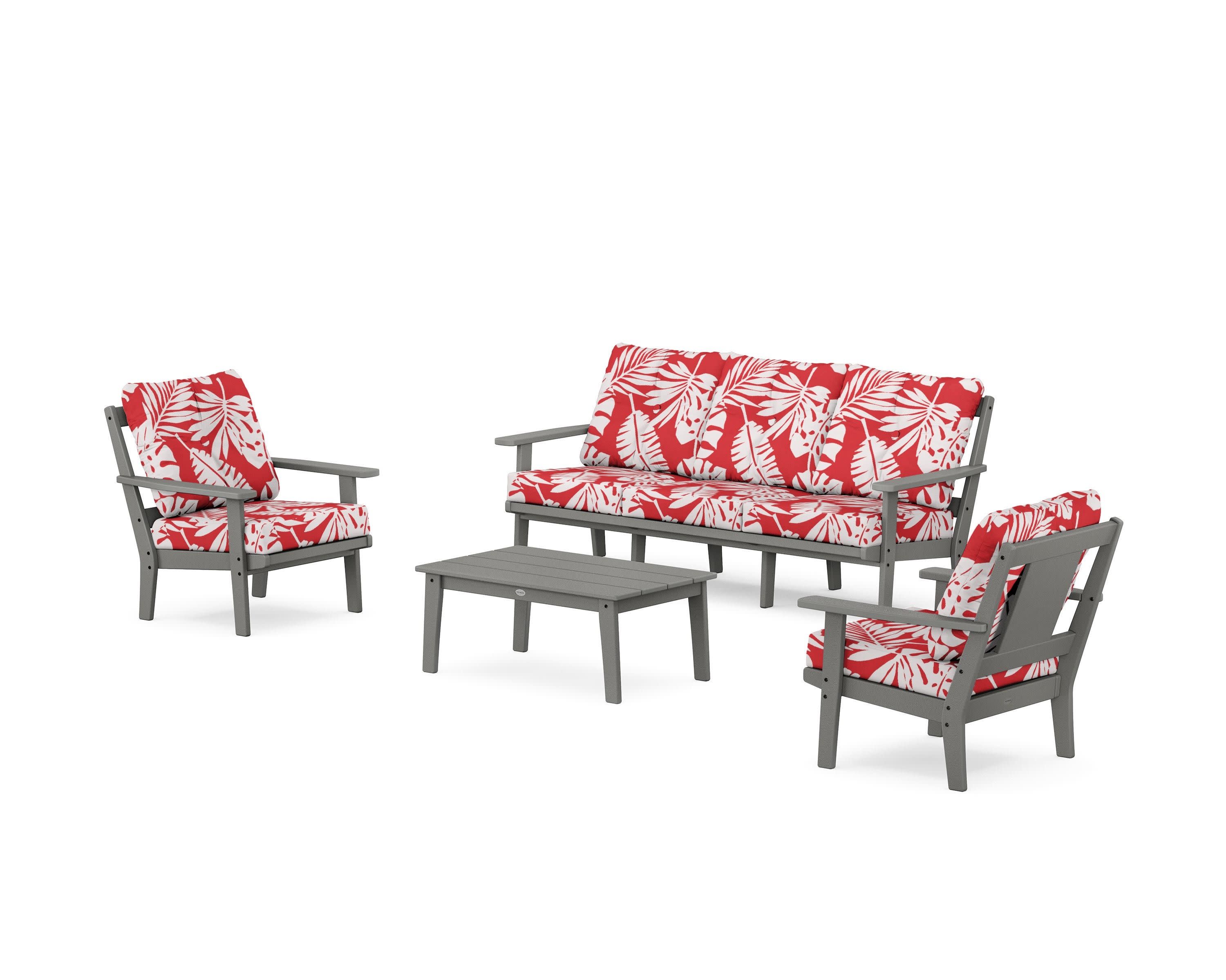 Prairie 4-Piece Deep Seating Set with Sofa - Image 185