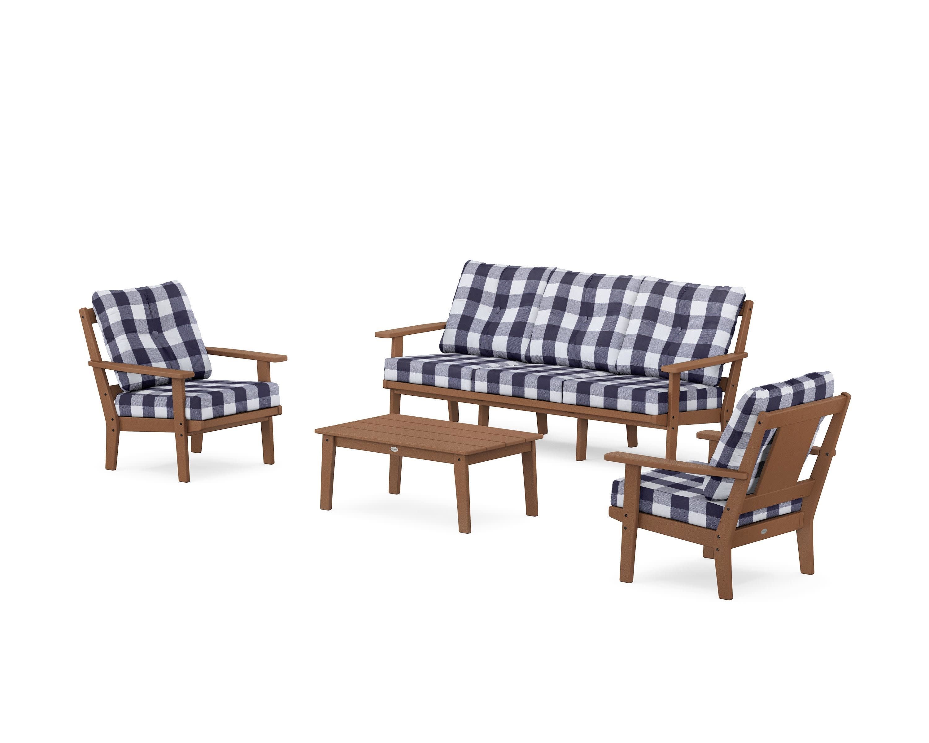 Prairie 4-Piece Deep Seating Set with Sofa - Image 187