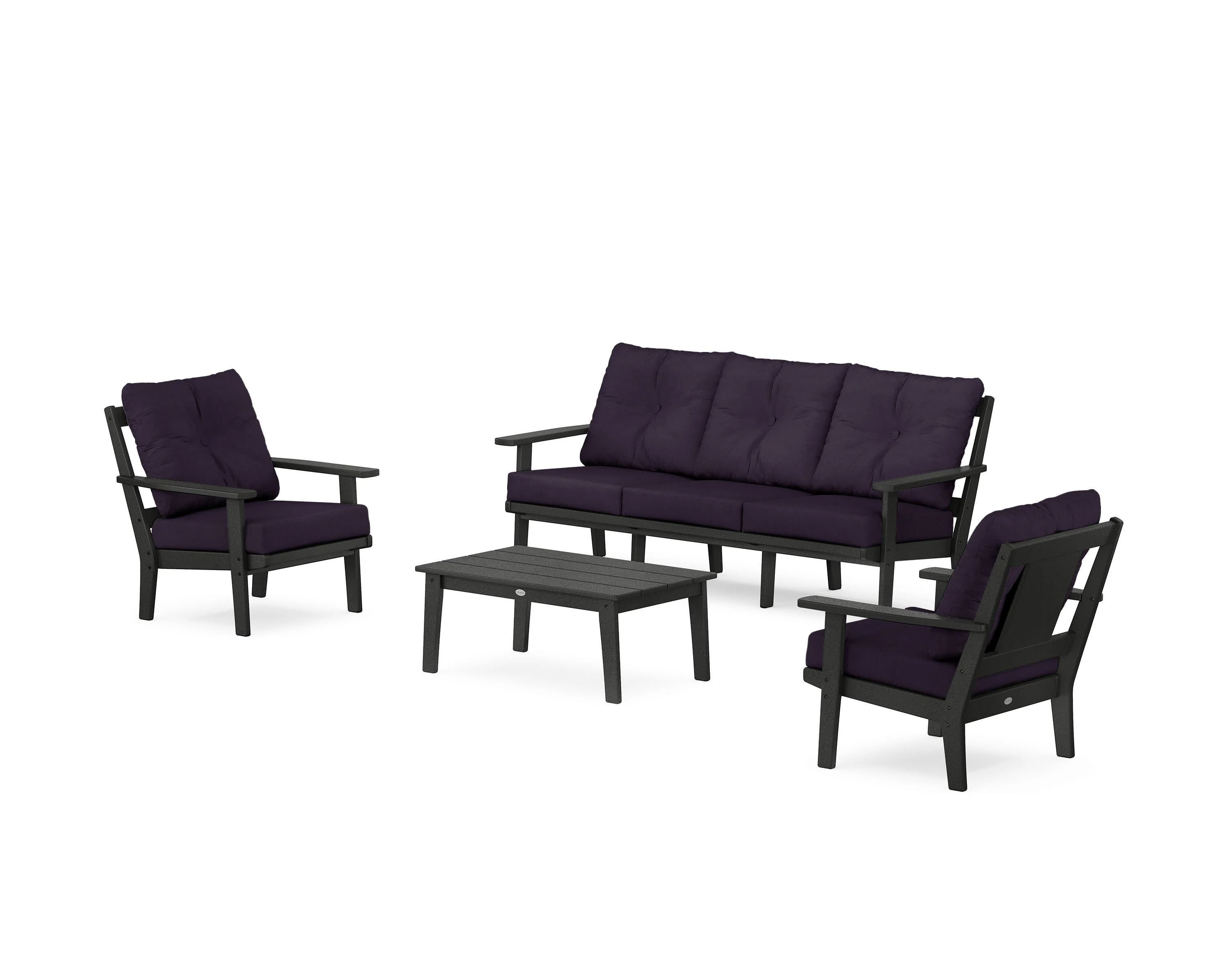 Prairie 4-Piece Deep Seating Set with Sofa - Image 196