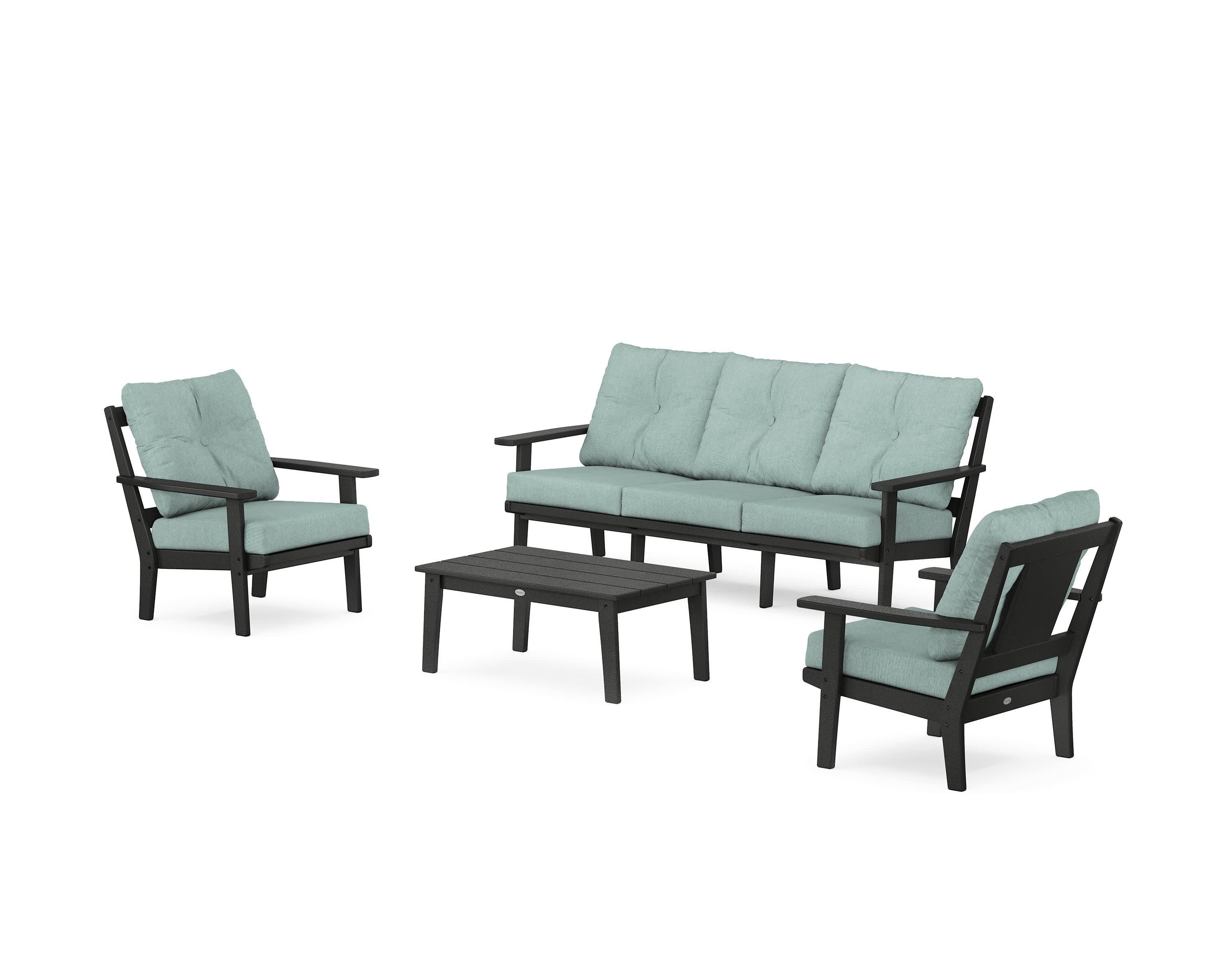 Prairie 4-Piece Deep Seating Set with Sofa - Image 26