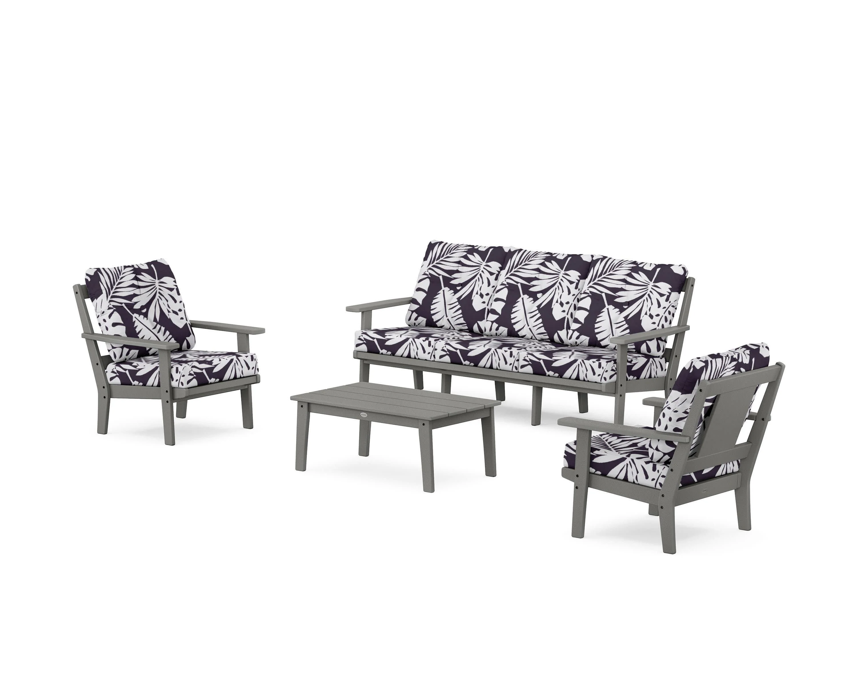 Prairie 4-Piece Deep Seating Set with Sofa - Image 33