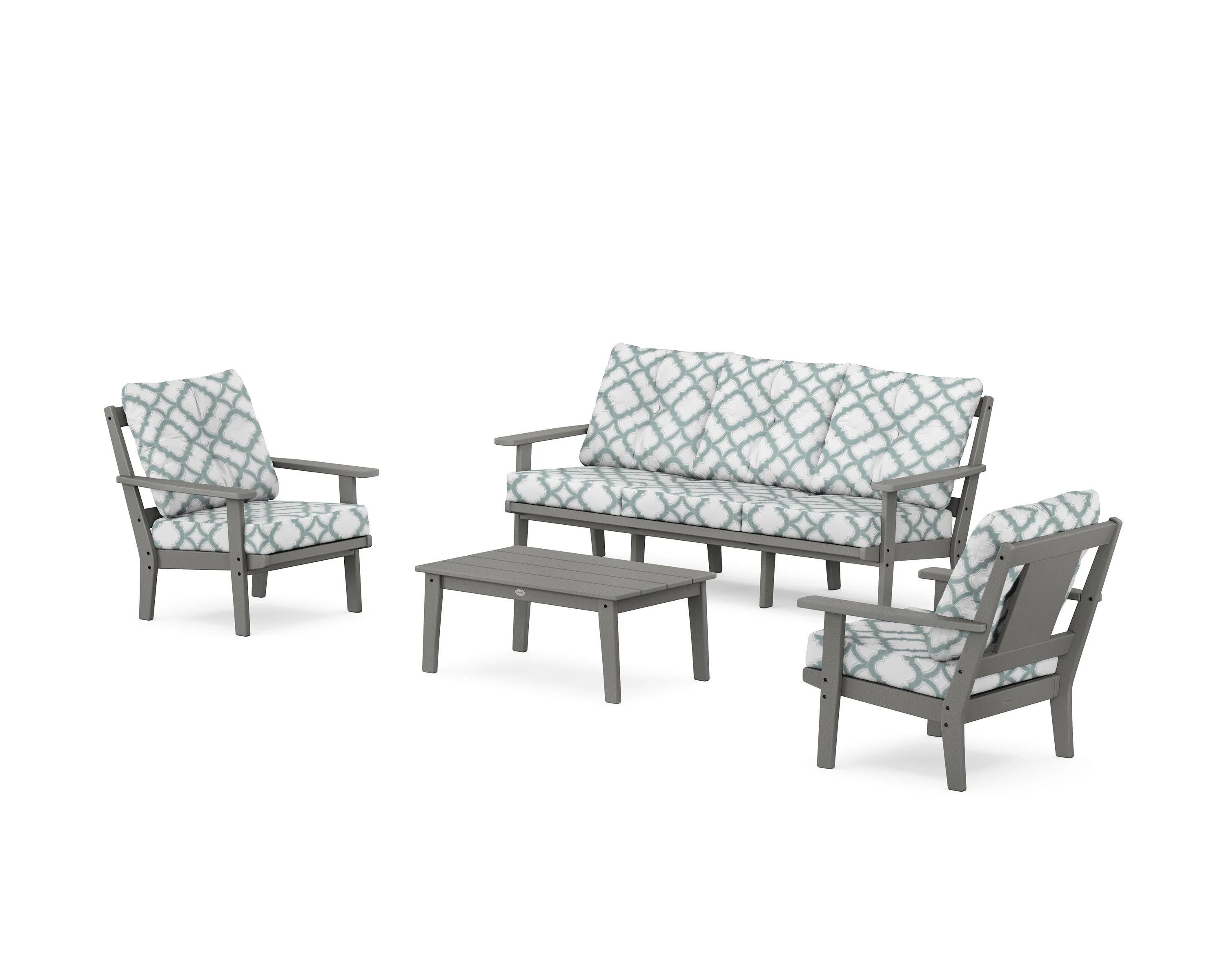 Prairie 4-Piece Deep Seating Set with Sofa - Image 34
