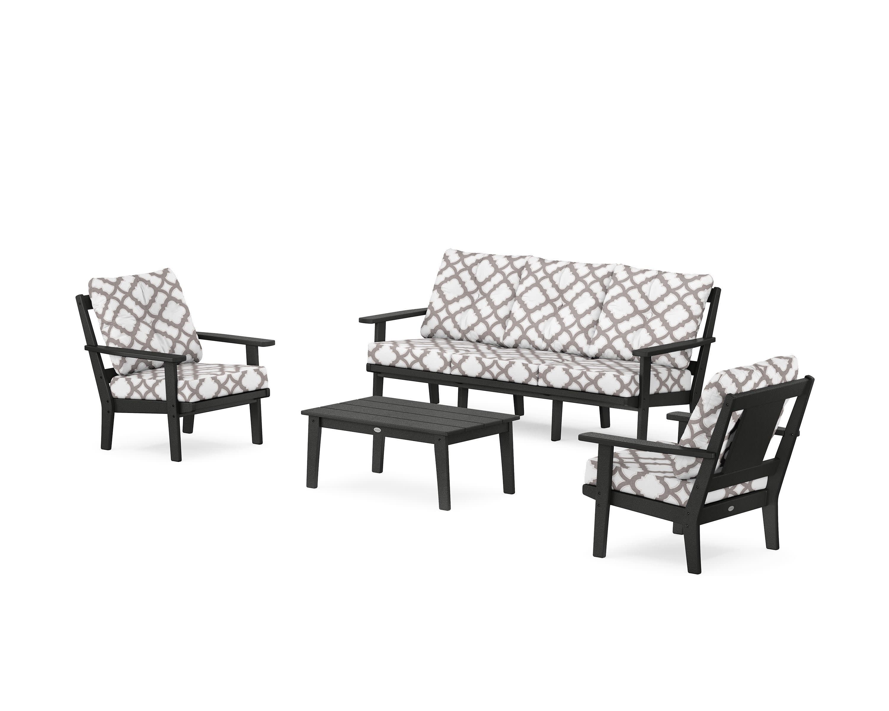 Prairie 4-Piece Deep Seating Set with Sofa - Image 42