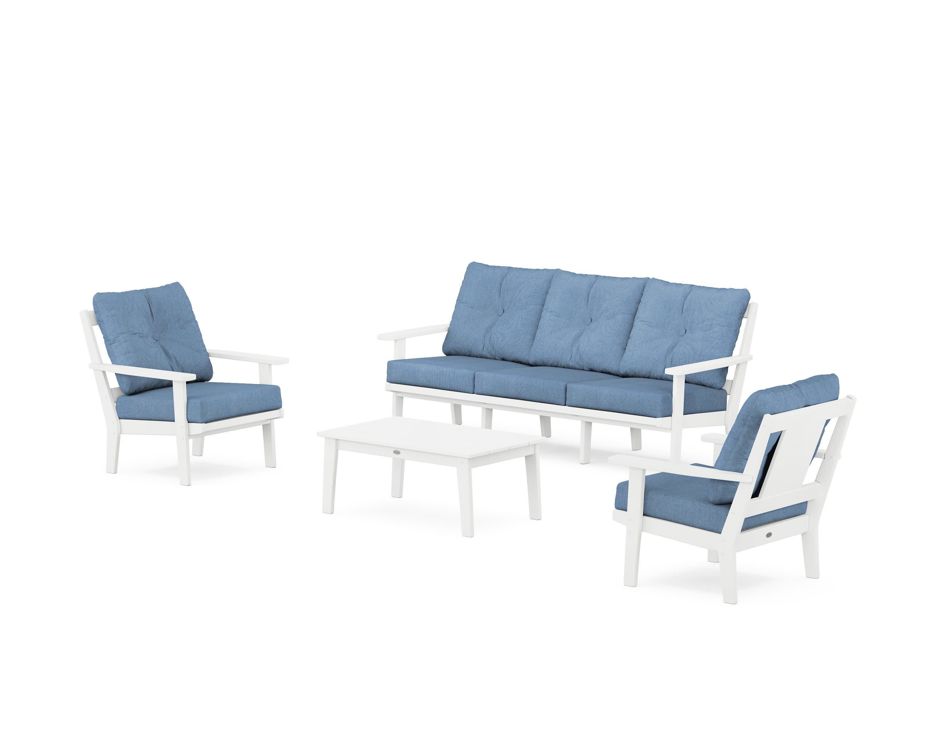 Prairie 4-Piece Deep Seating Set with Sofa - Image 49