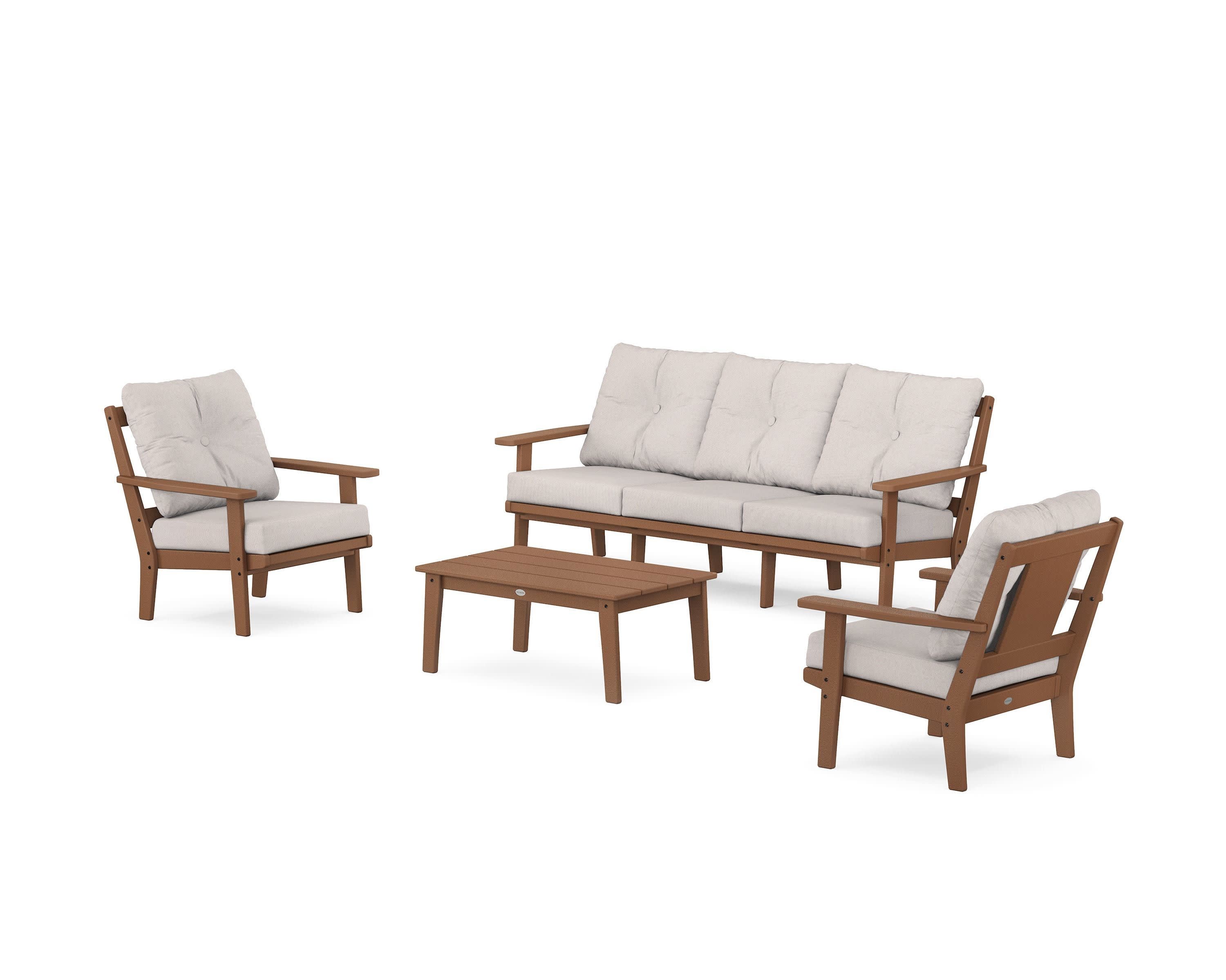 Prairie 4-Piece Deep Seating Set with Sofa - Image 58