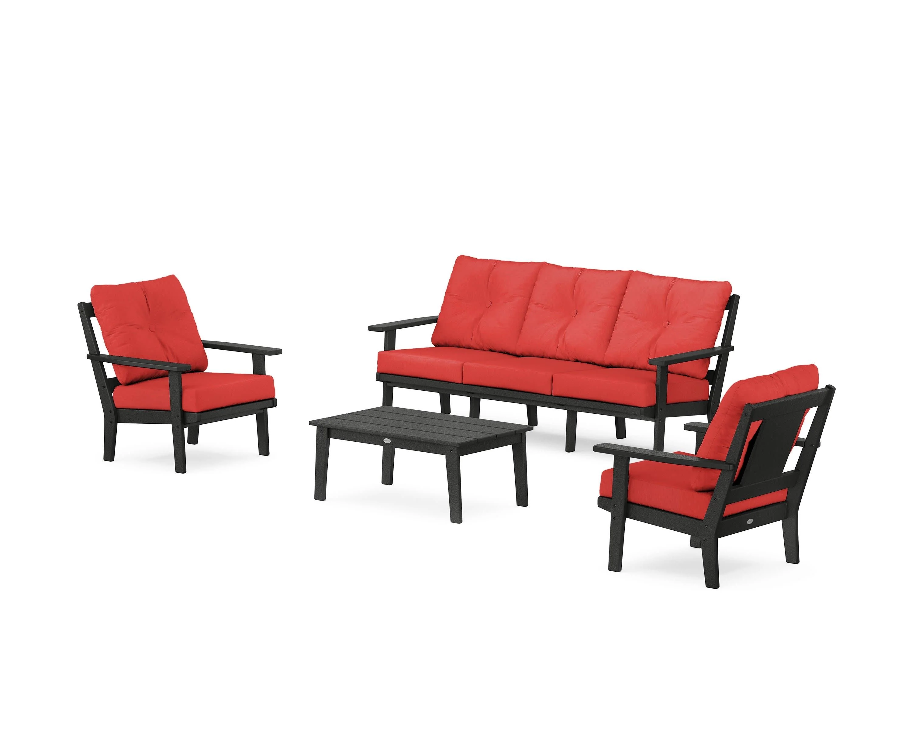 Prairie 4-Piece Deep Seating Set with Sofa - Image 60