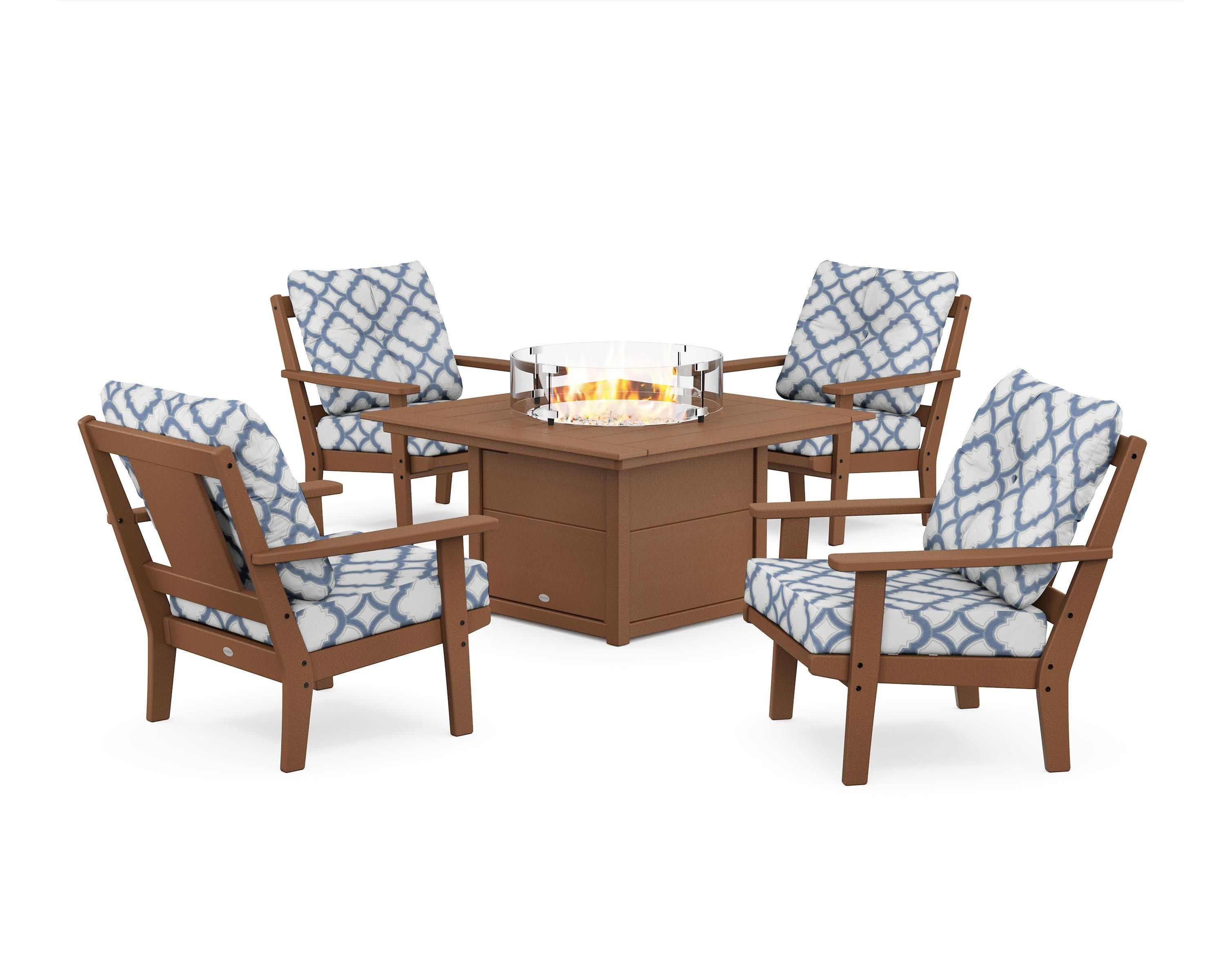 Prairie 5-Piece Deep Seating Set with Fire Pit Table - Image 118
