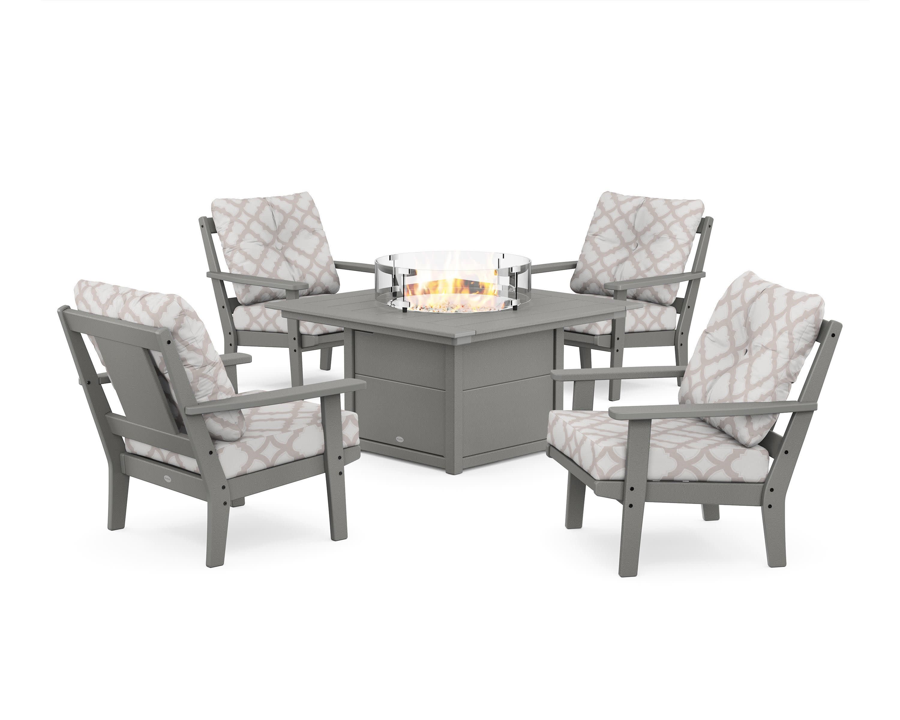 Prairie 5-Piece Deep Seating Set with Fire Pit Table - Image 185