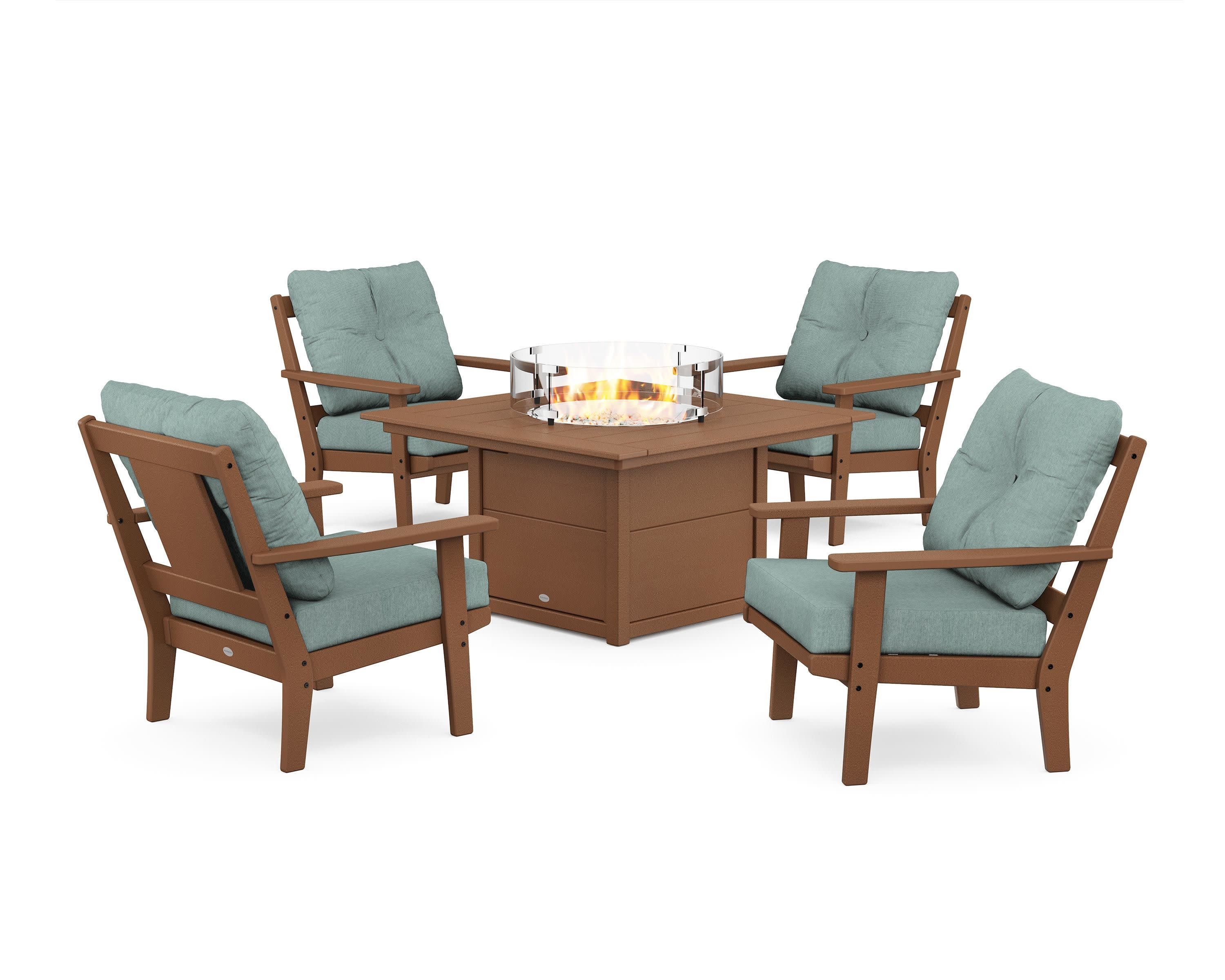 Prairie 5-Piece Deep Seating Set with Fire Pit Table - Image 188