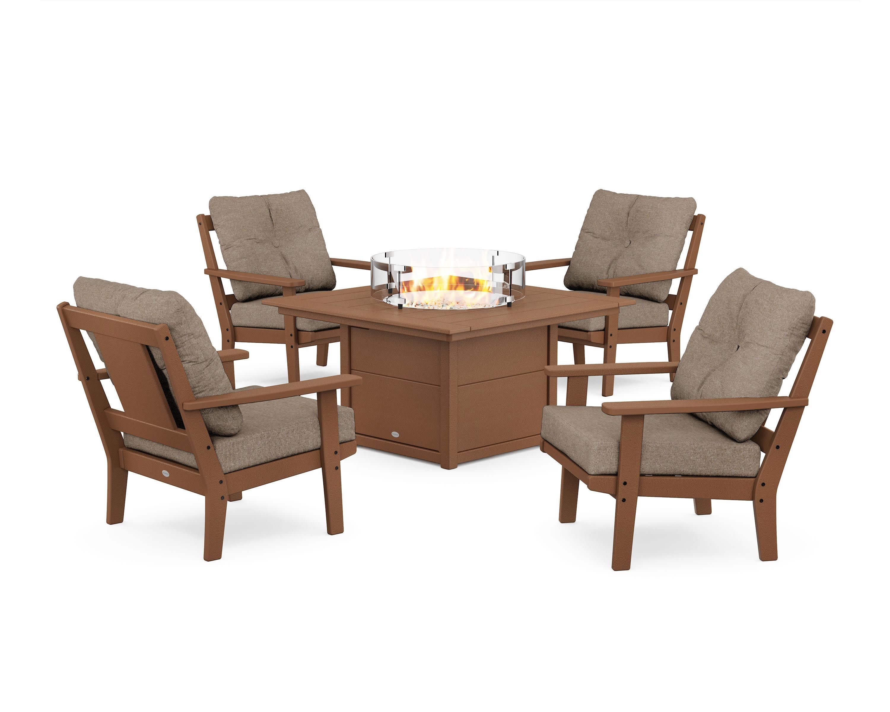 Prairie 5-Piece Deep Seating Set with Fire Pit Table - Image 190