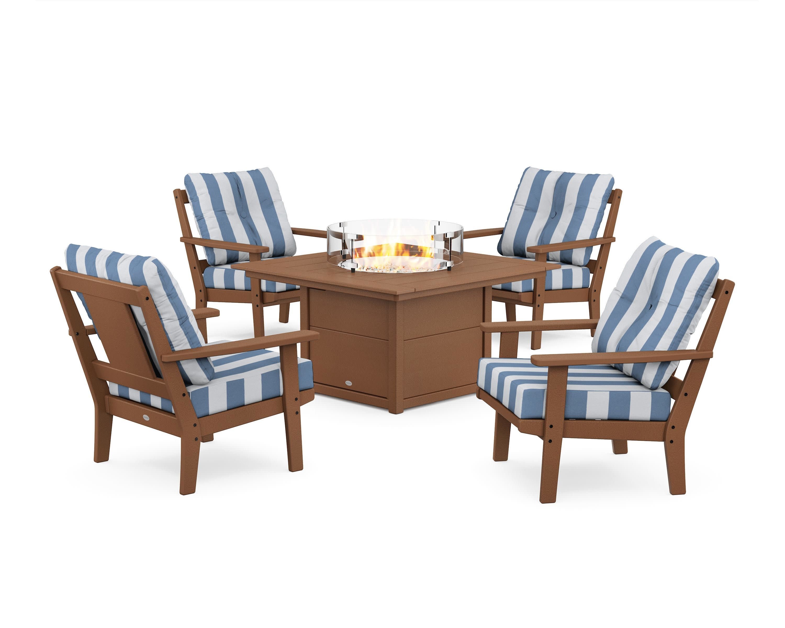 Prairie 5-Piece Deep Seating Set with Fire Pit Table - Image 195