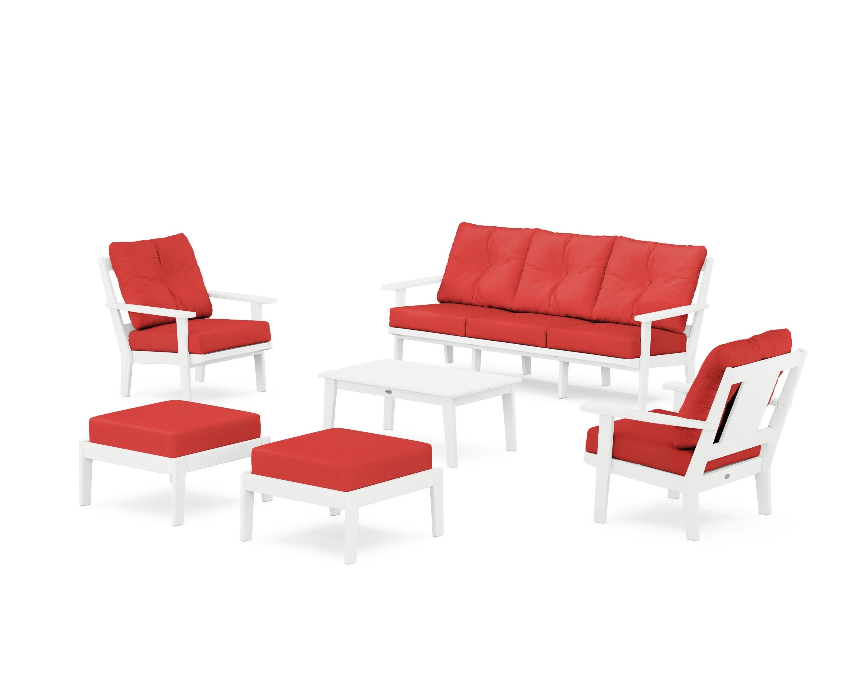 Prairie 6-Piece Lounge Sofa Set - Image 81