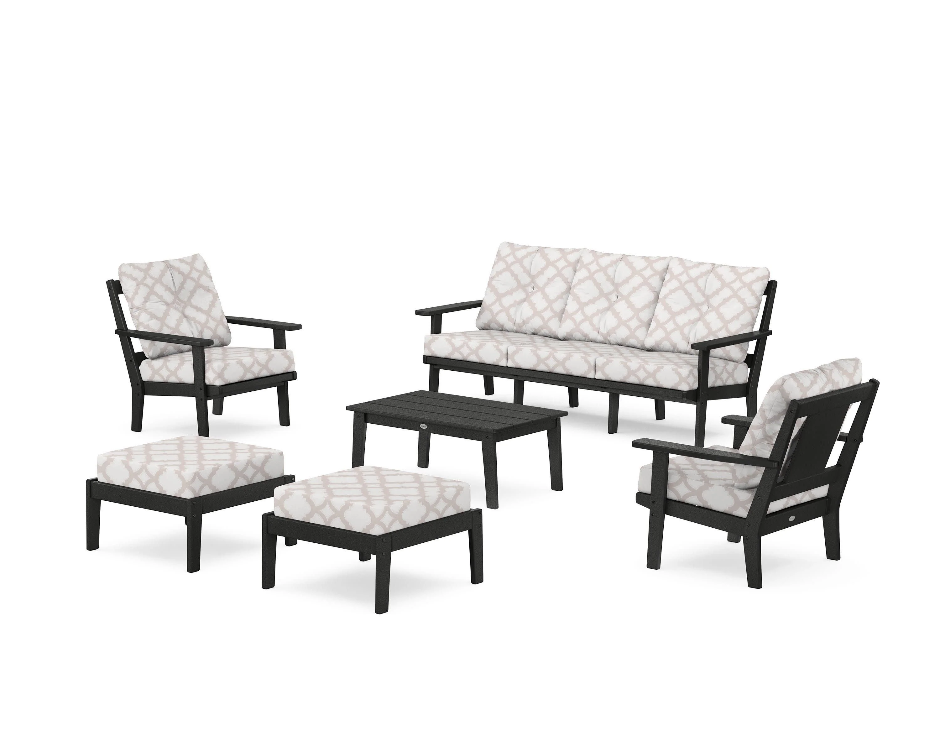 Prairie 6-Piece Lounge Sofa Set - Image 91