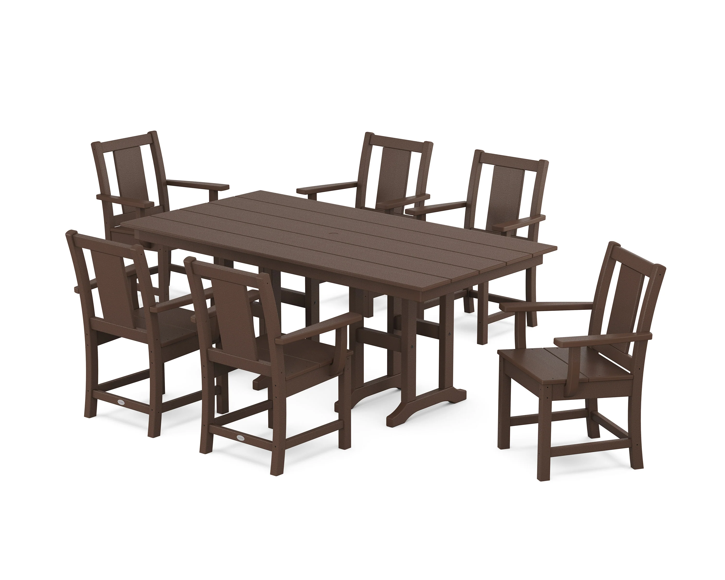 Prairie Arm Chair 7-Piece Farmhouse Dining Set - Image 4