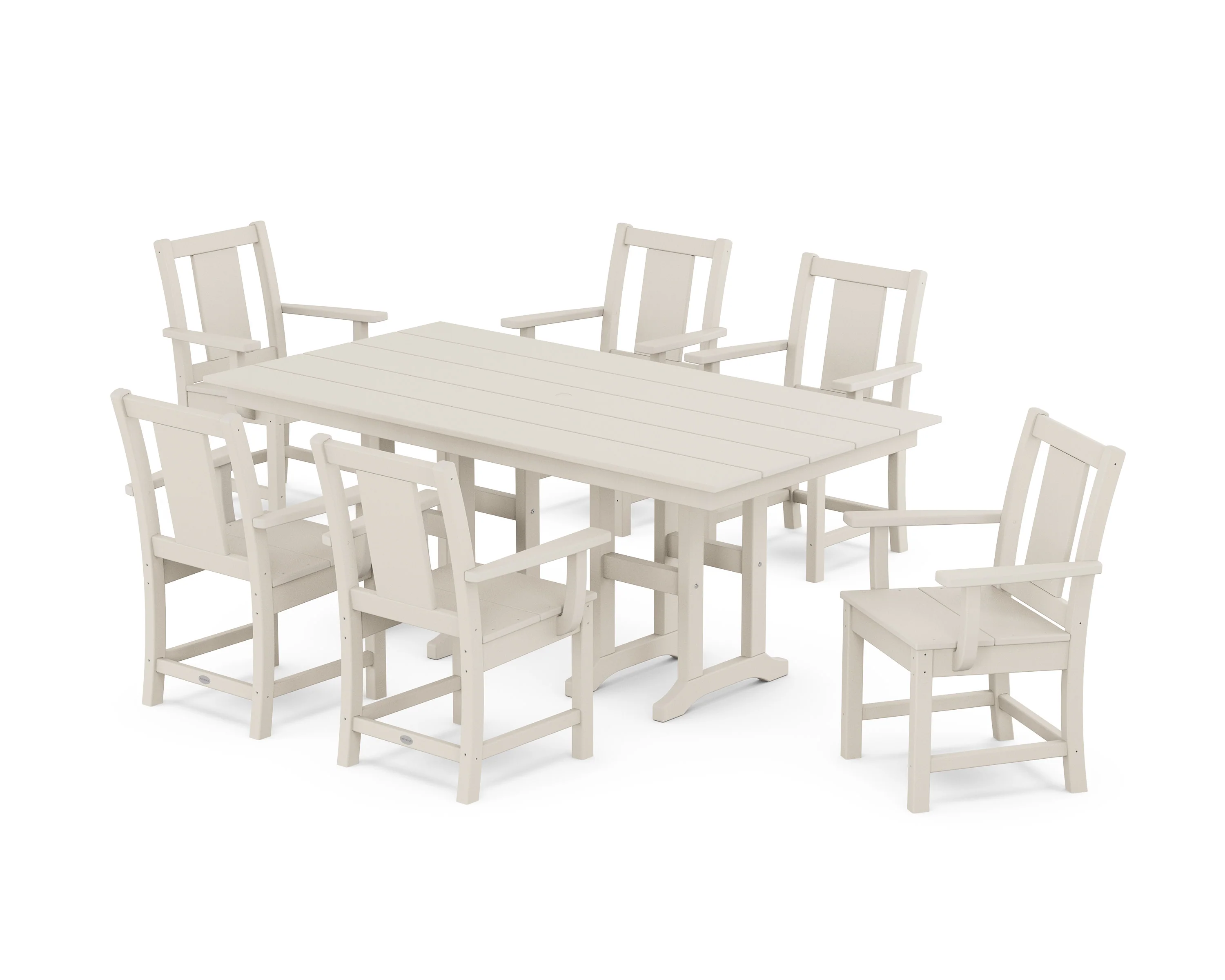 Prairie Arm Chair 7-Piece Farmhouse Dining Set - Image 5