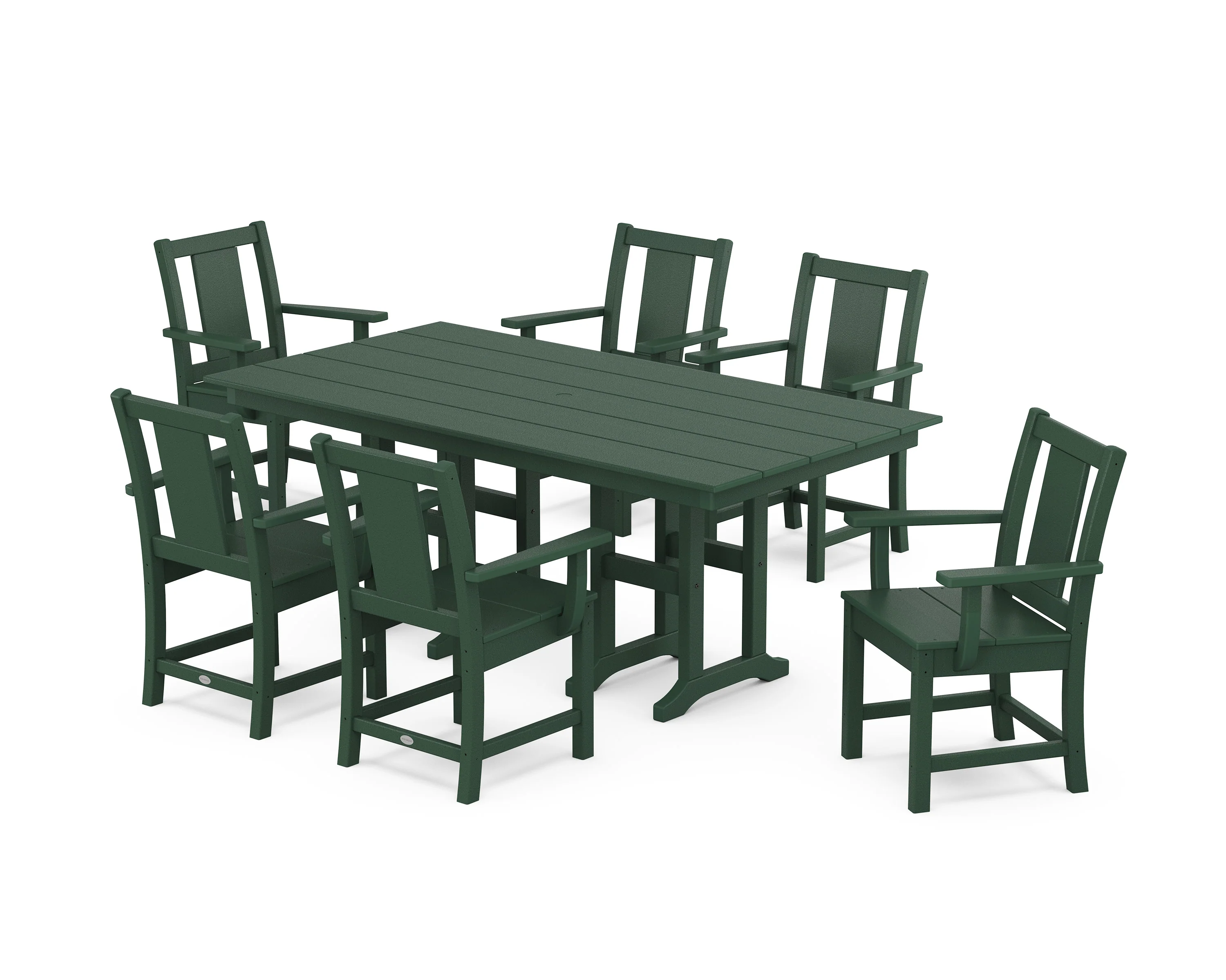 Prairie Arm Chair 7-Piece Farmhouse Dining Set - Image 9
