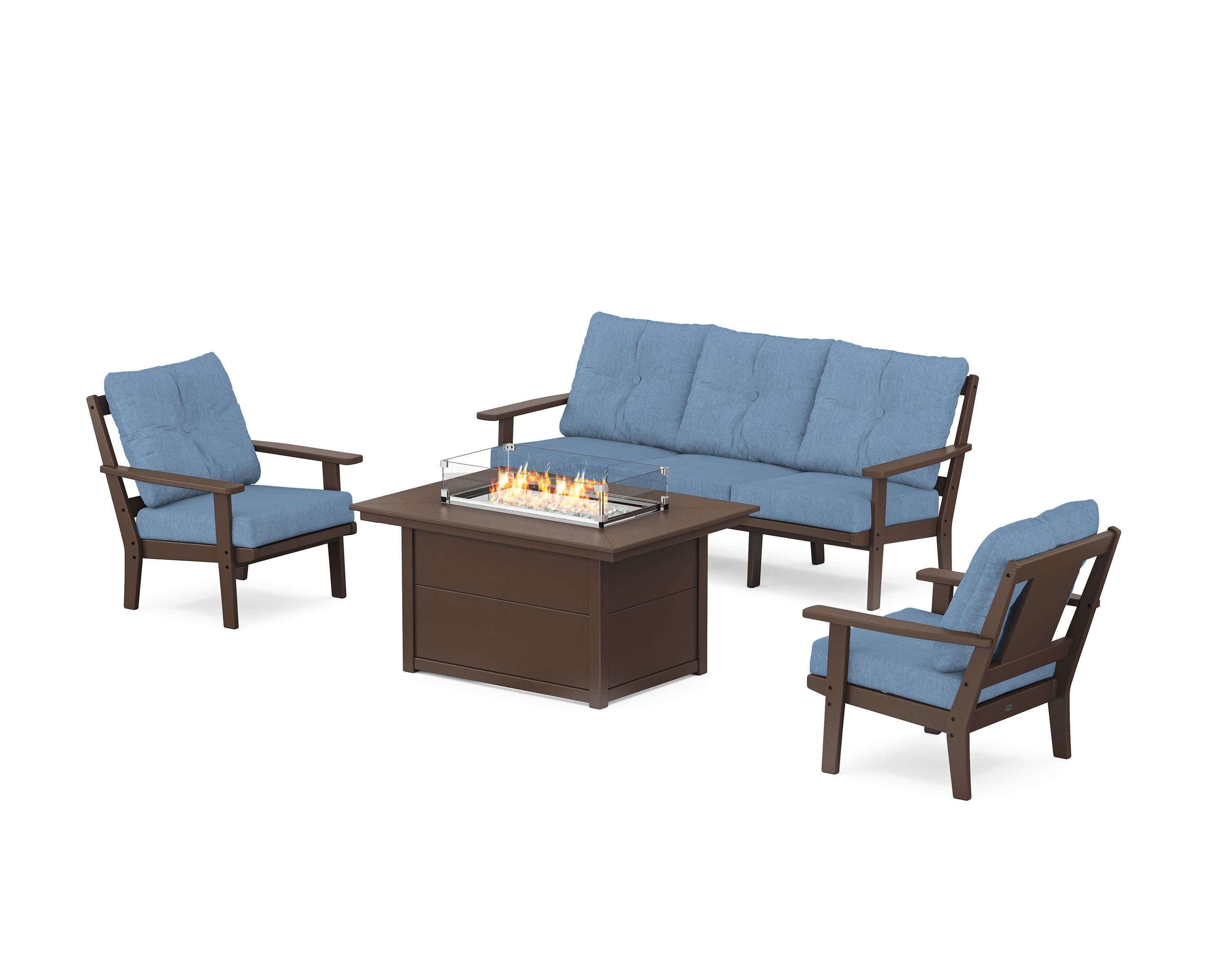 Prairie Deep Seating Fire Pit Table Set - Image 101