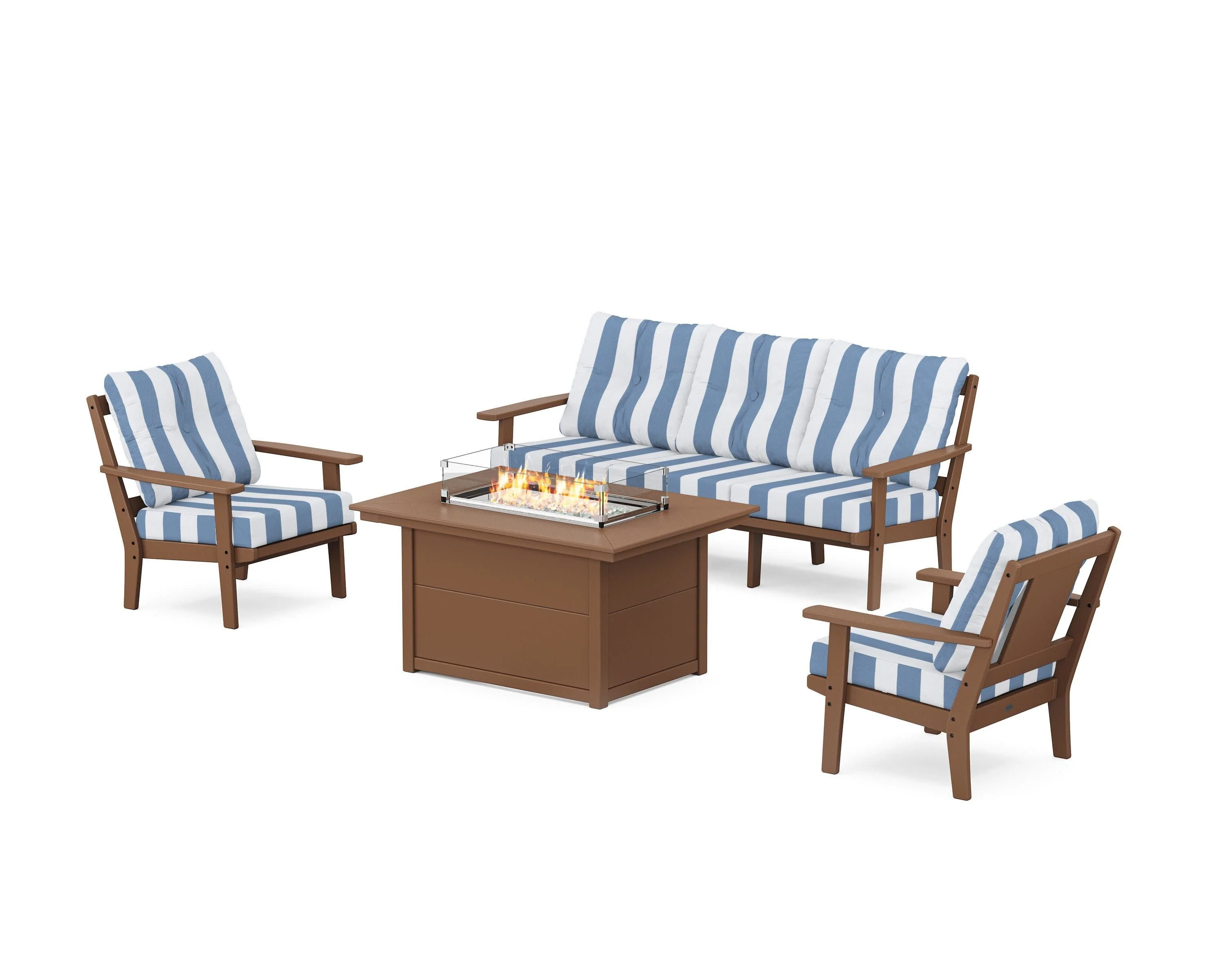 Prairie Deep Seating Fire Pit Table Set - Image 103
