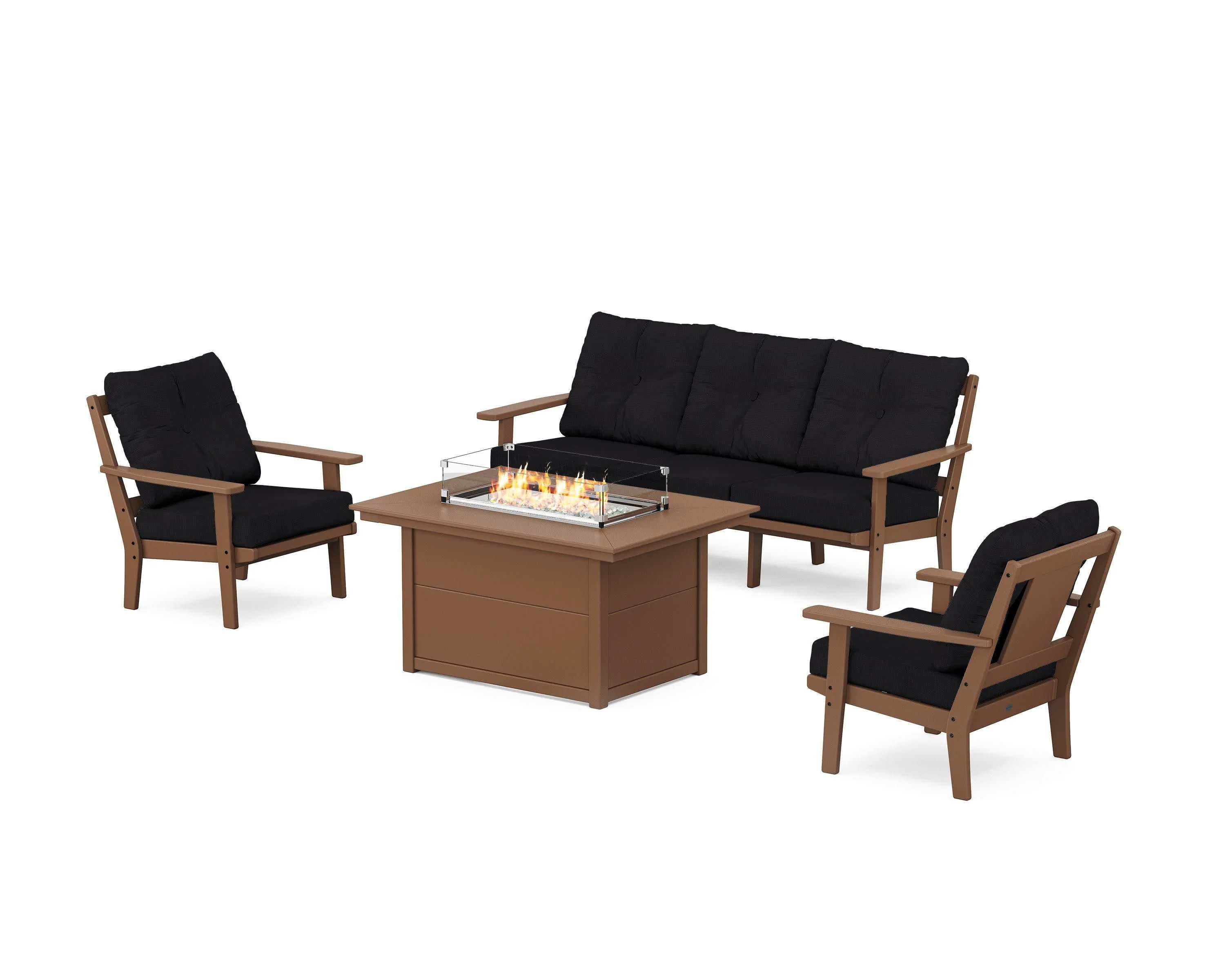 Prairie Deep Seating Fire Pit Table Set - Image 151