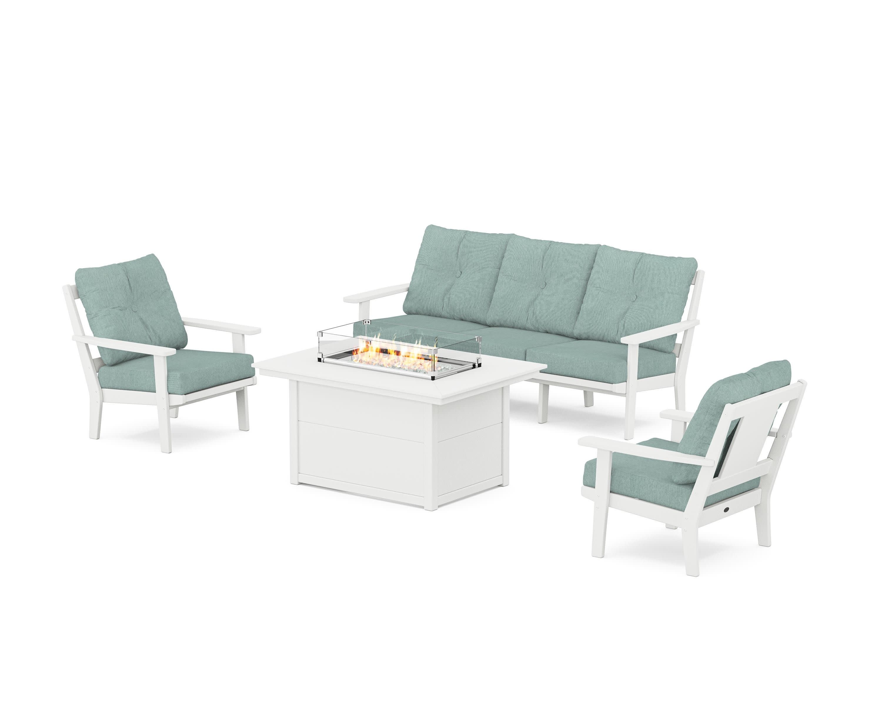 Prairie Deep Seating Fire Pit Table Set - Image 186
