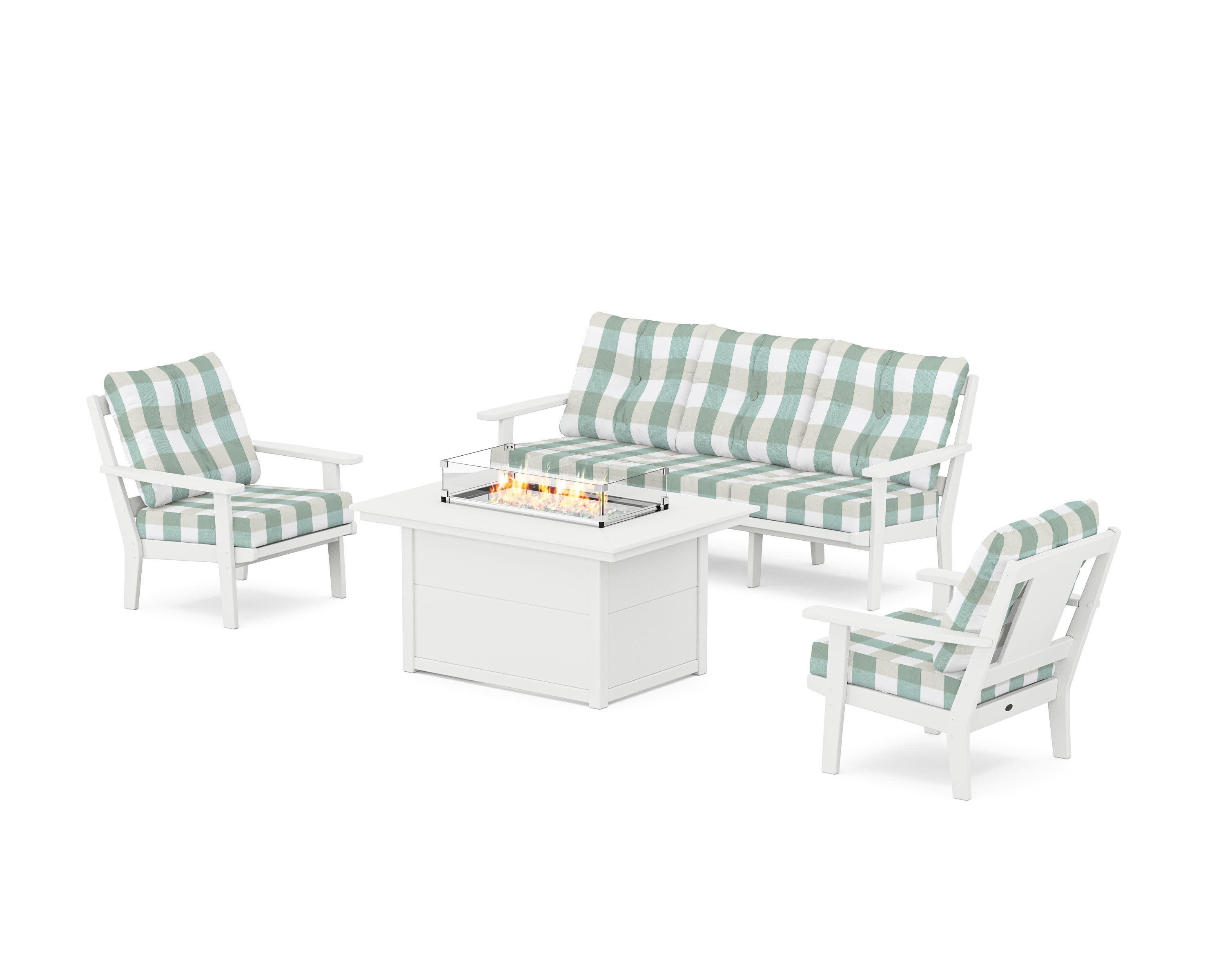 Prairie Deep Seating Fire Pit Table Set - Image 198