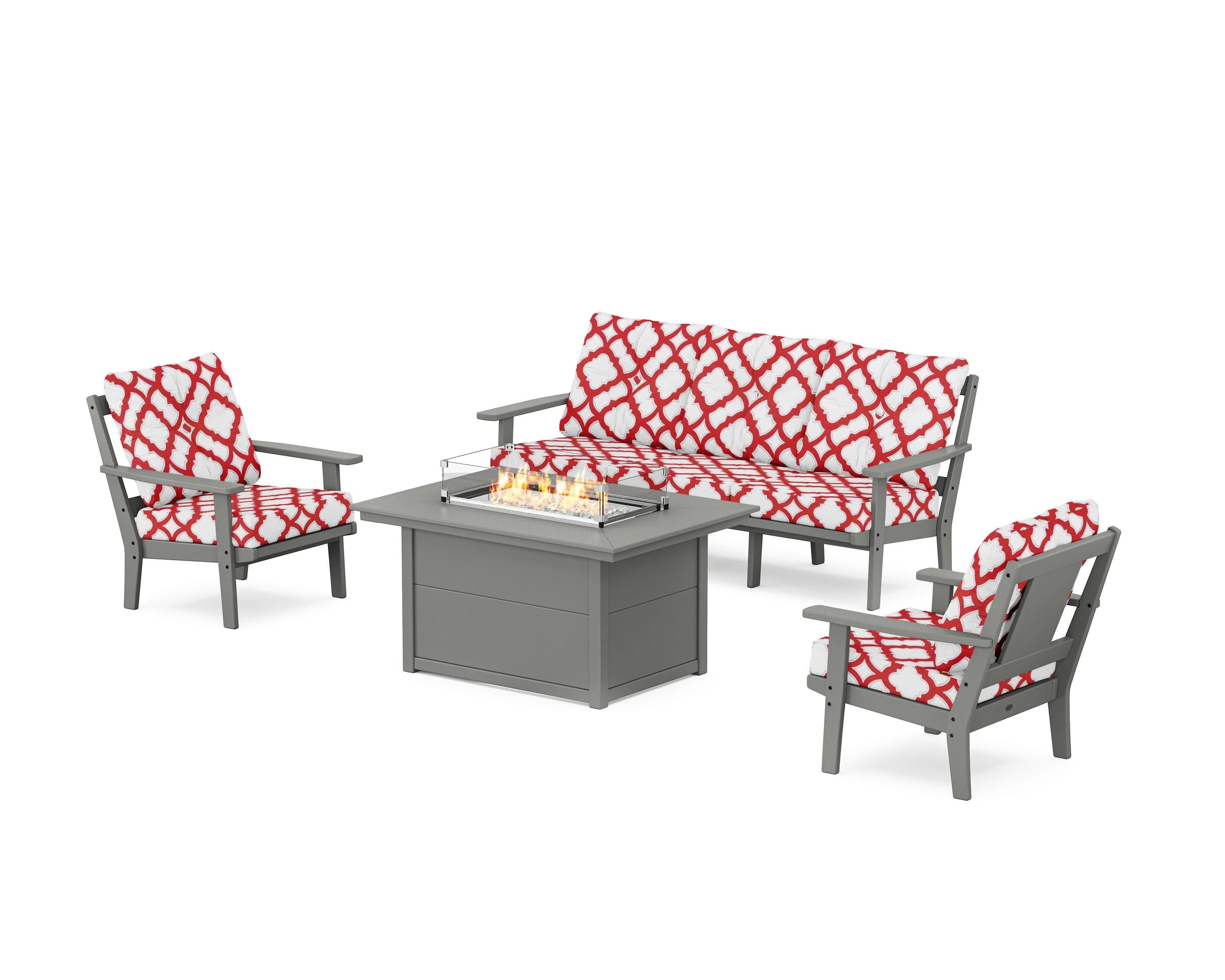 Prairie Deep Seating Fire Pit Table Set - Image 41