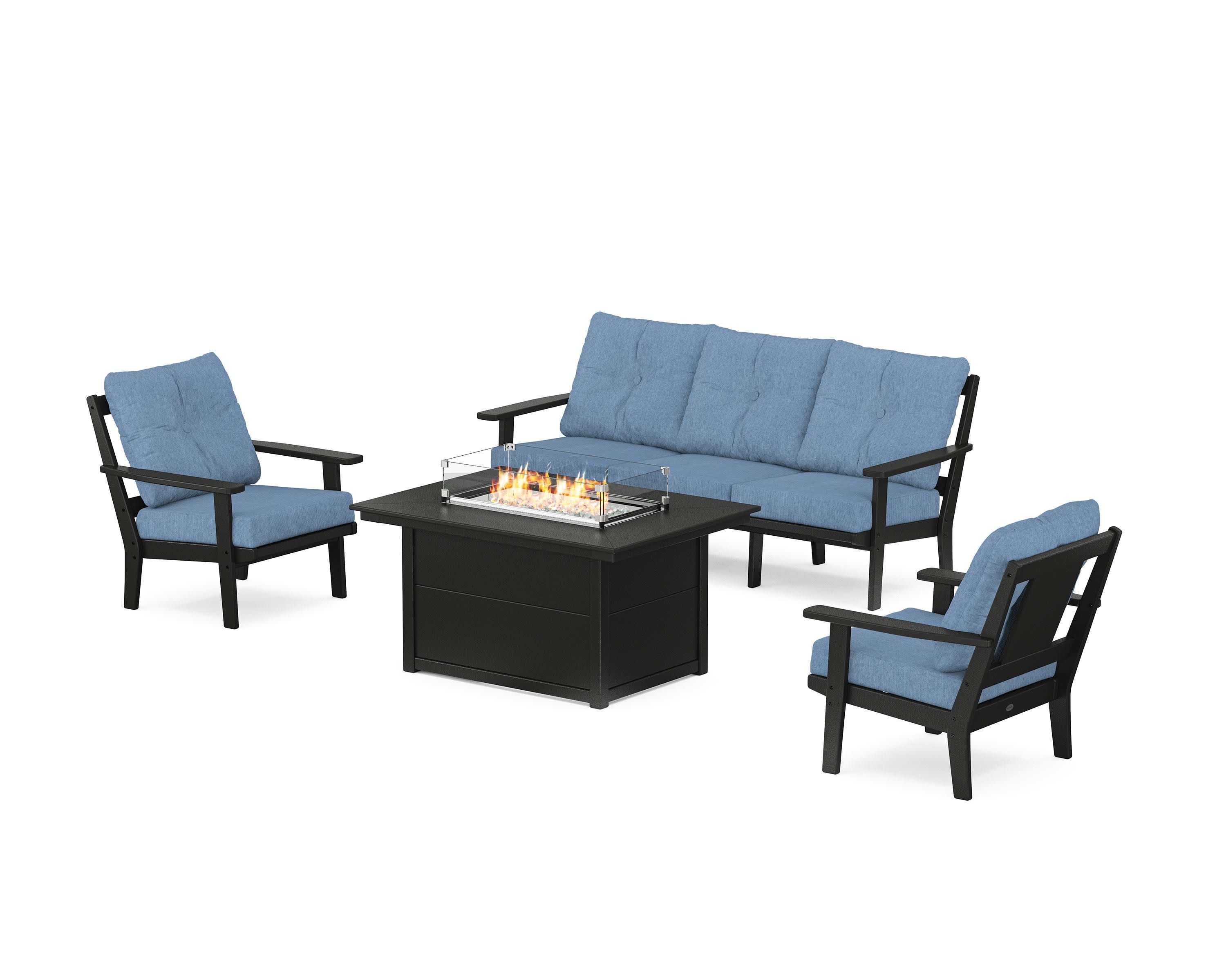 Prairie Deep Seating Fire Pit Table Set - Image 48