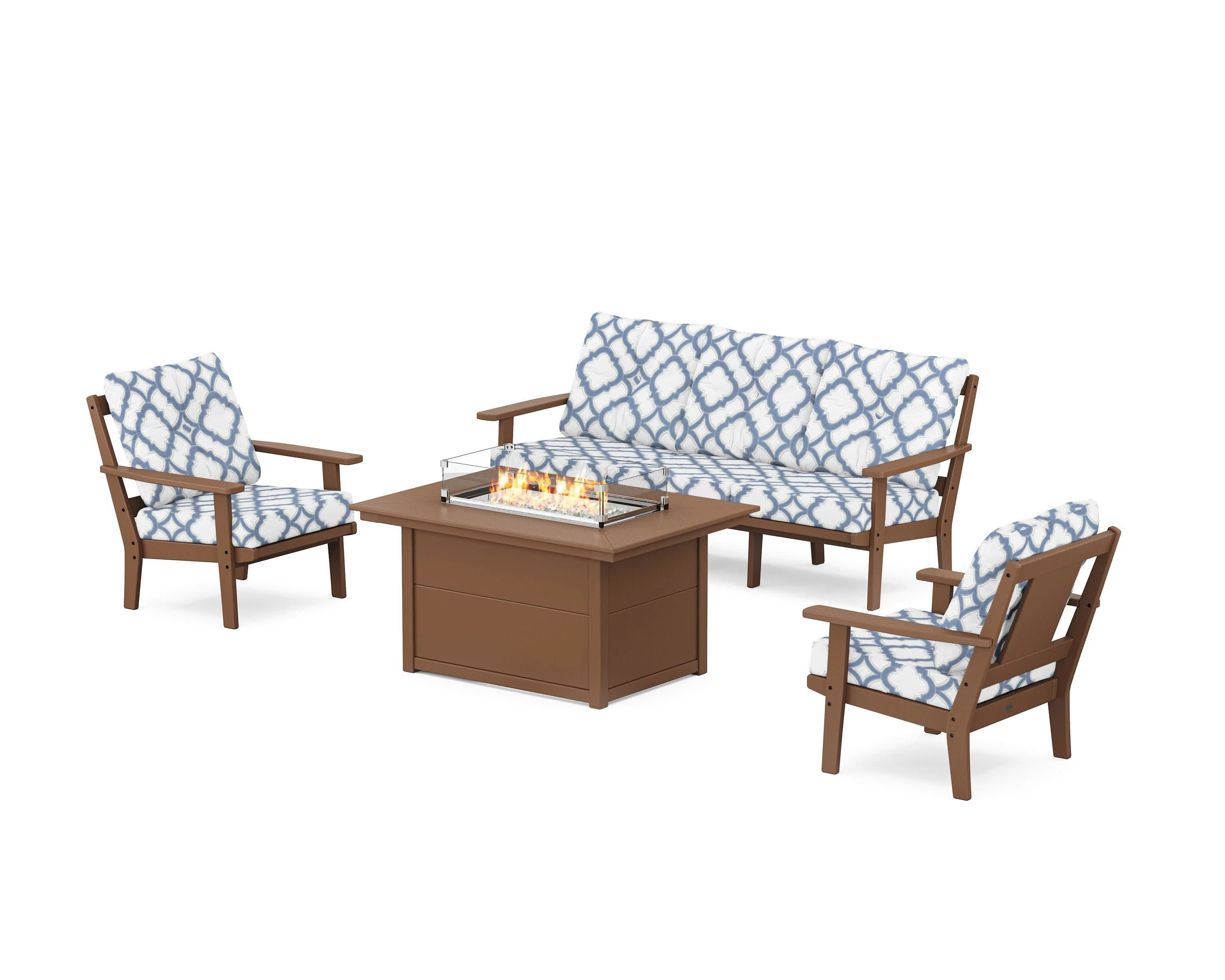 Prairie Deep Seating Fire Pit Table Set - Image 5