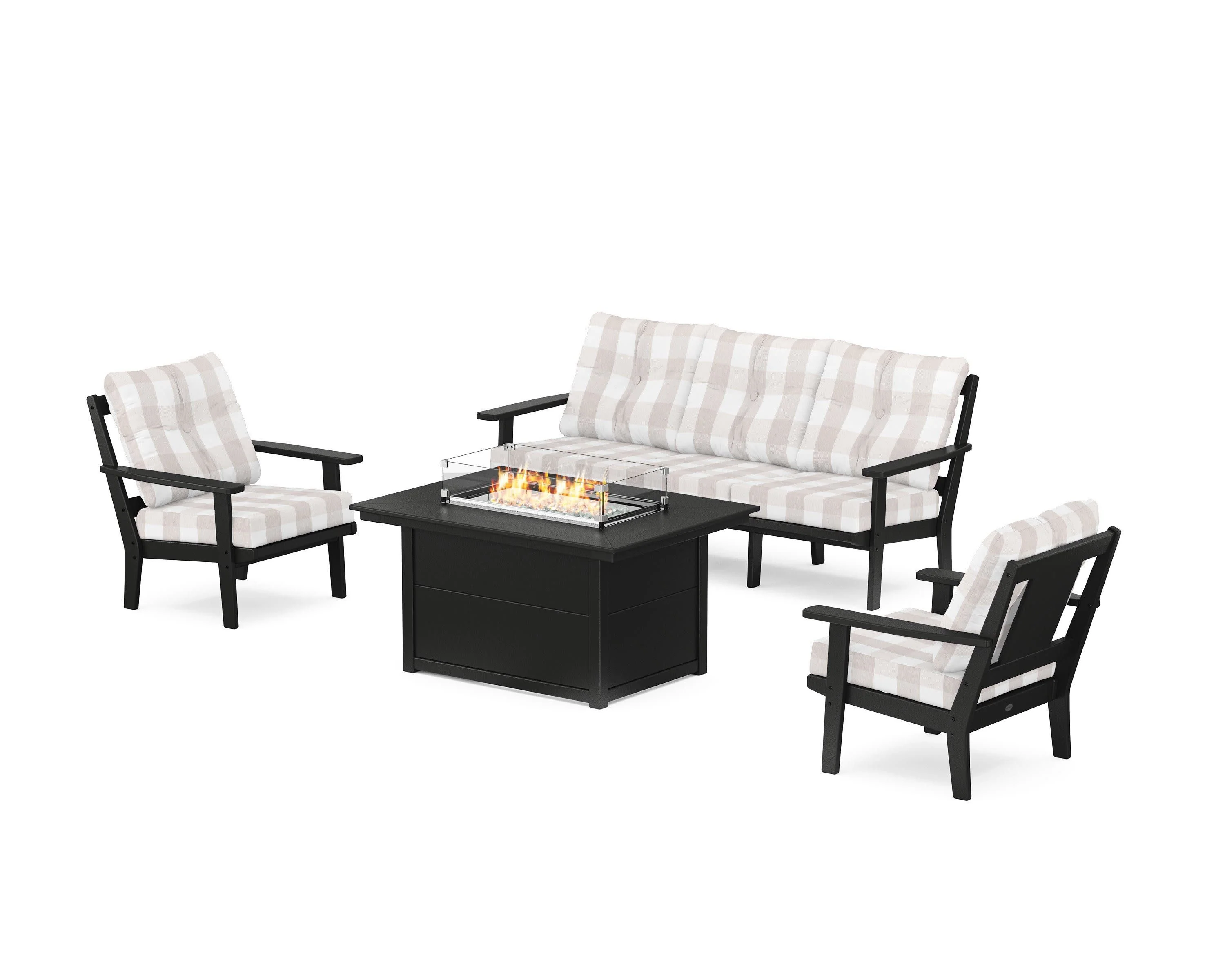 Prairie Deep Seating Fire Pit Table Set - Image 6