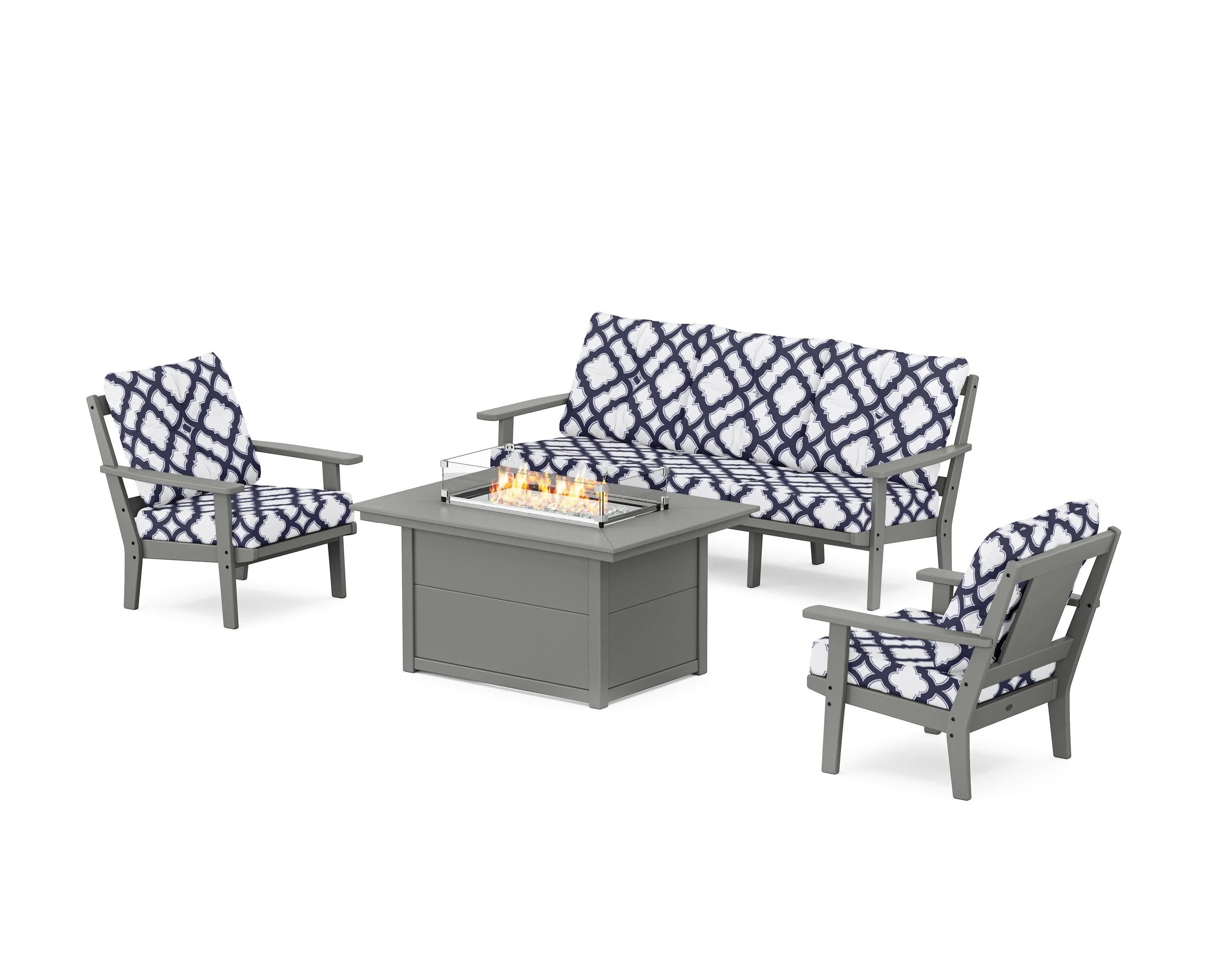 Prairie Deep Seating Fire Pit Table Set - Image 65