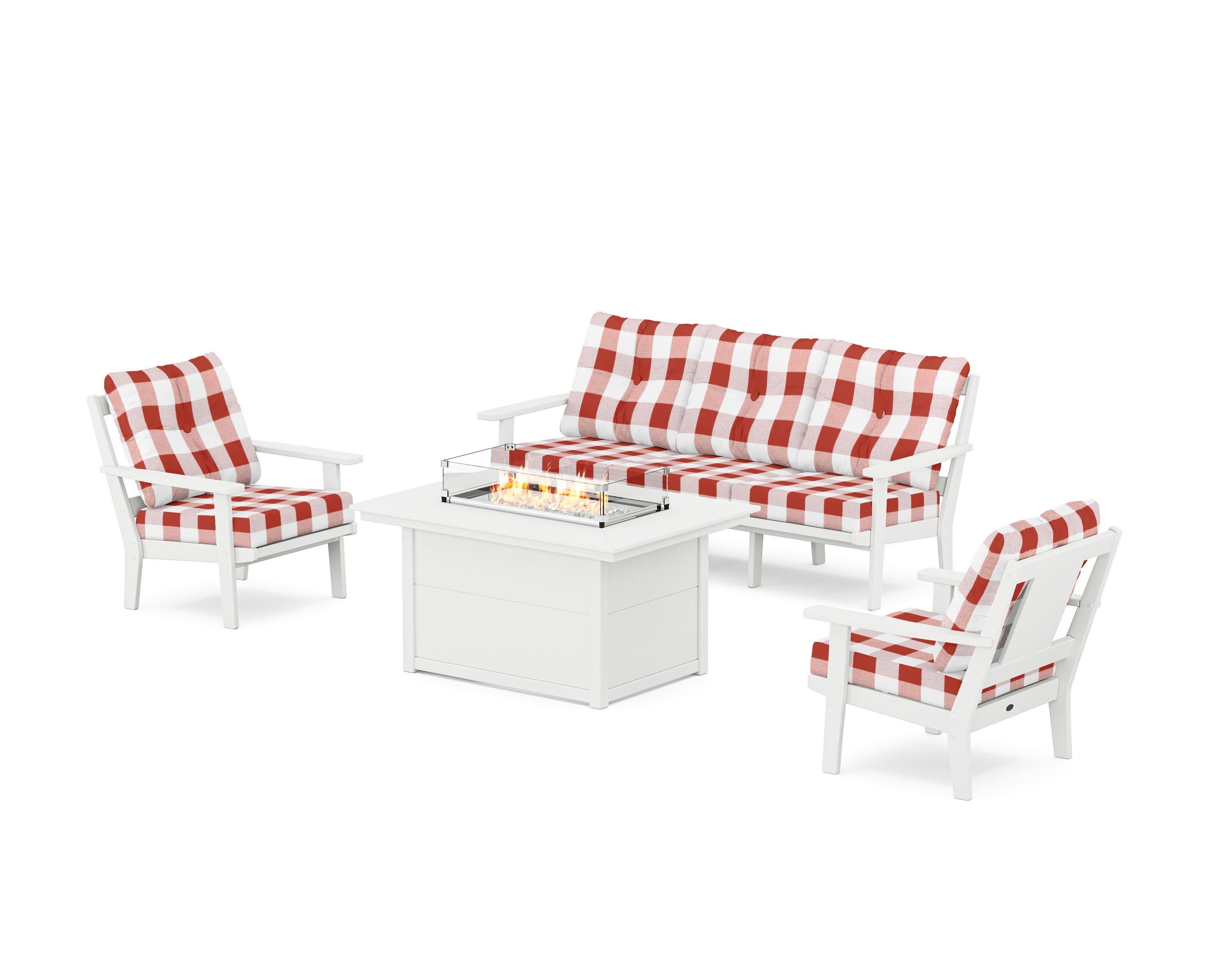Prairie Deep Seating Fire Pit Table Set - Image 7