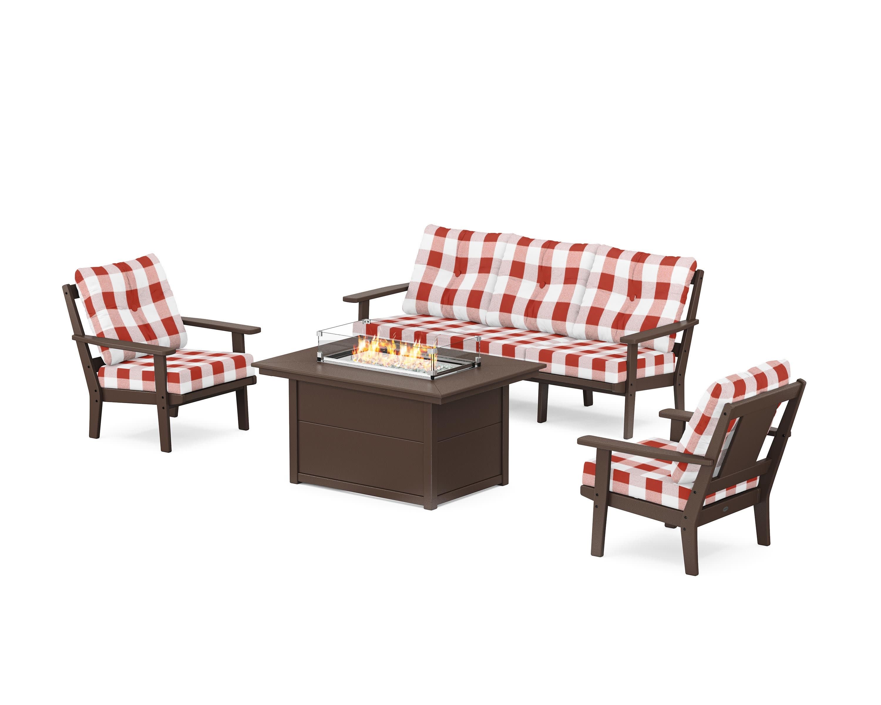 Prairie Deep Seating Fire Pit Table Set - Image 8