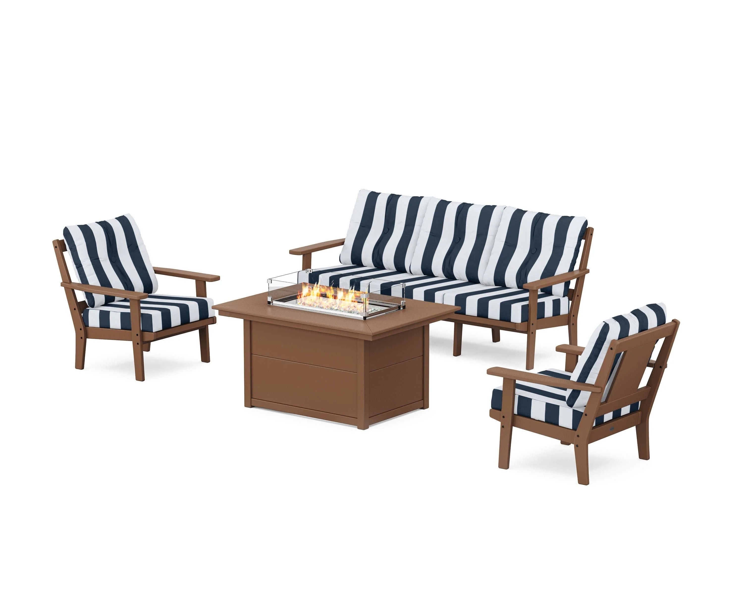 Prairie Deep Seating Fire Pit Table Set - Image 85