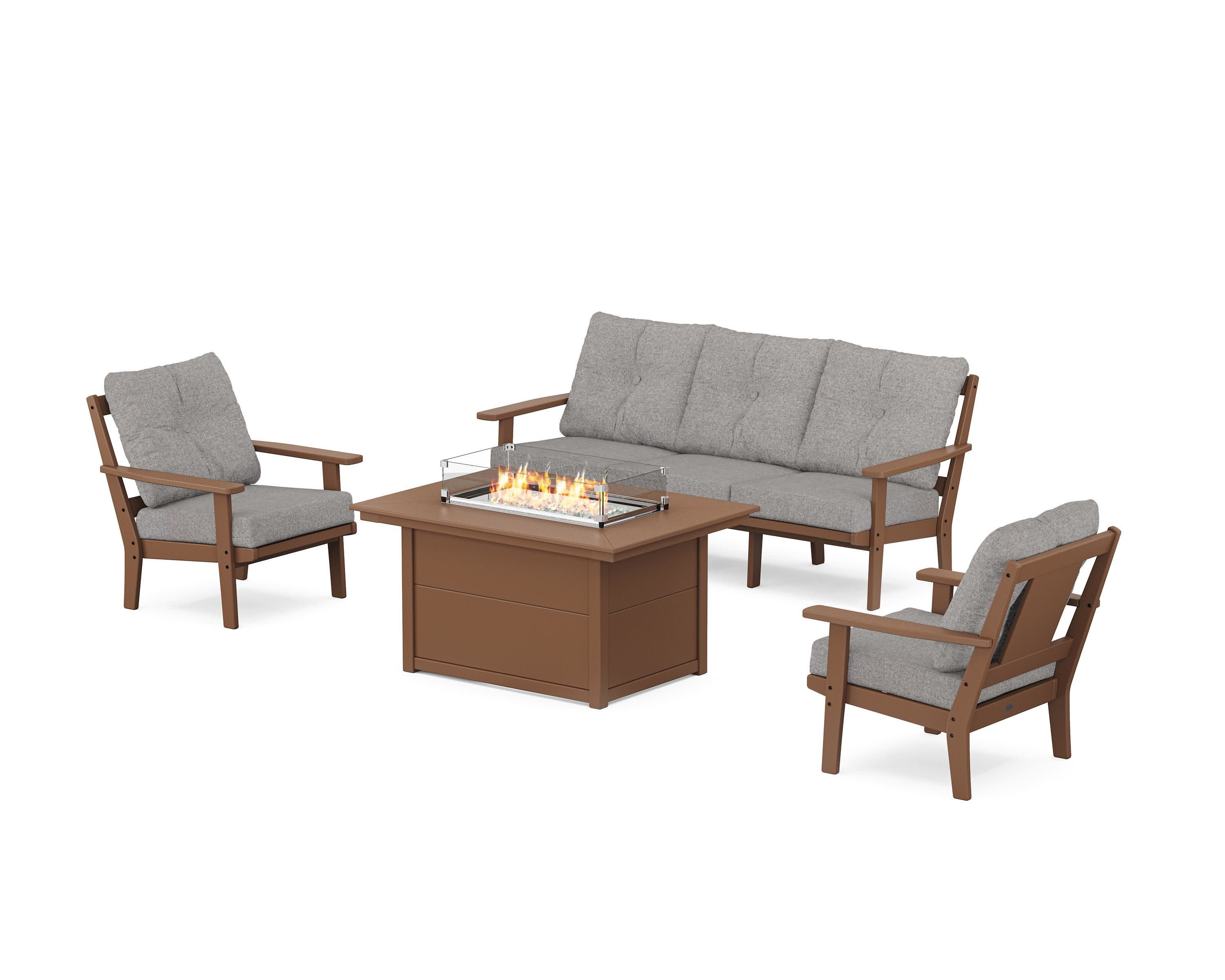 Prairie Deep Seating Fire Pit Table Set - Image 97