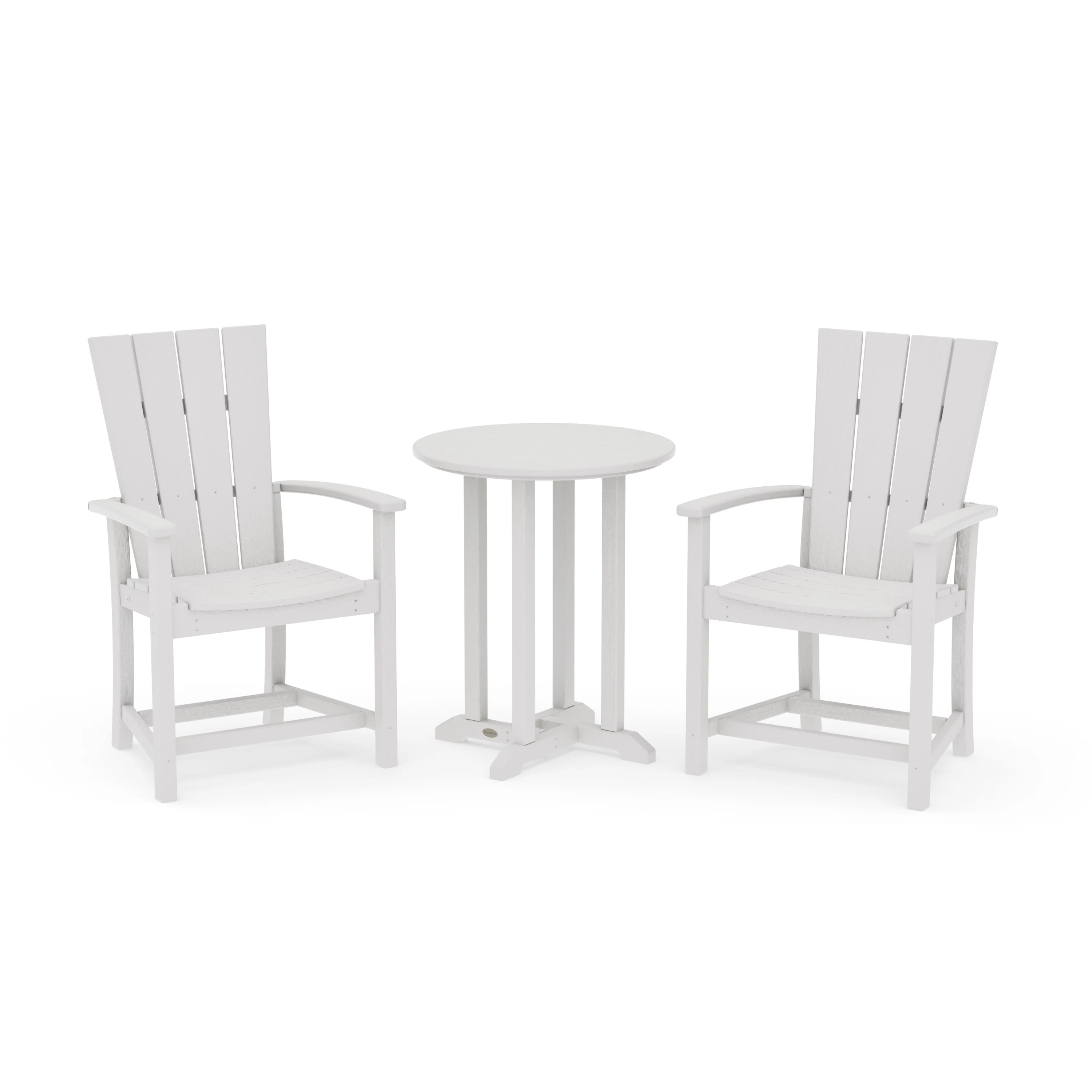 Quattro 3-Piece Round Farmhouse Bistro Dining Set - Image 22