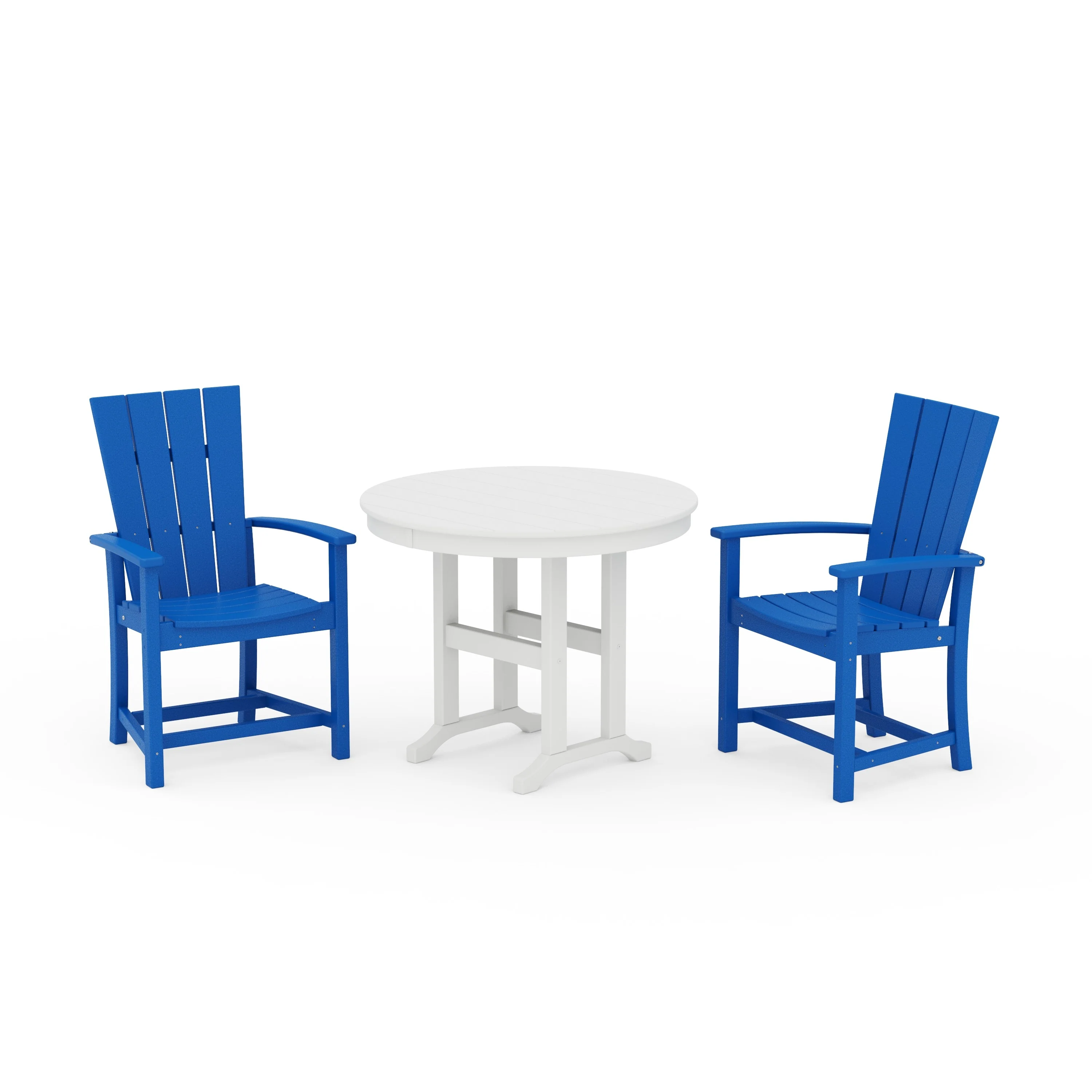 Quattro 3-Piece Round Farmhouse Dining Set - Image 13
