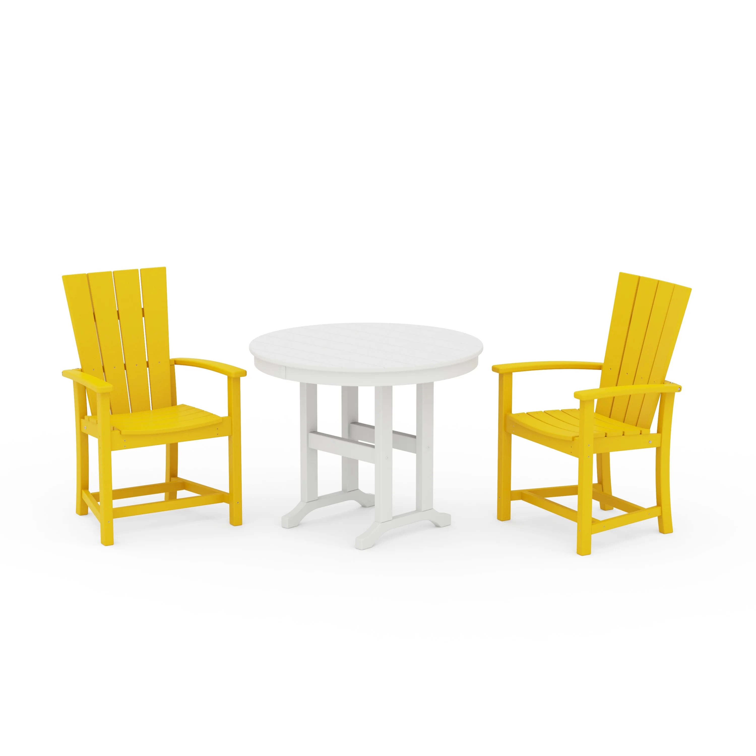 Quattro 3-Piece Round Farmhouse Dining Set - Image 14