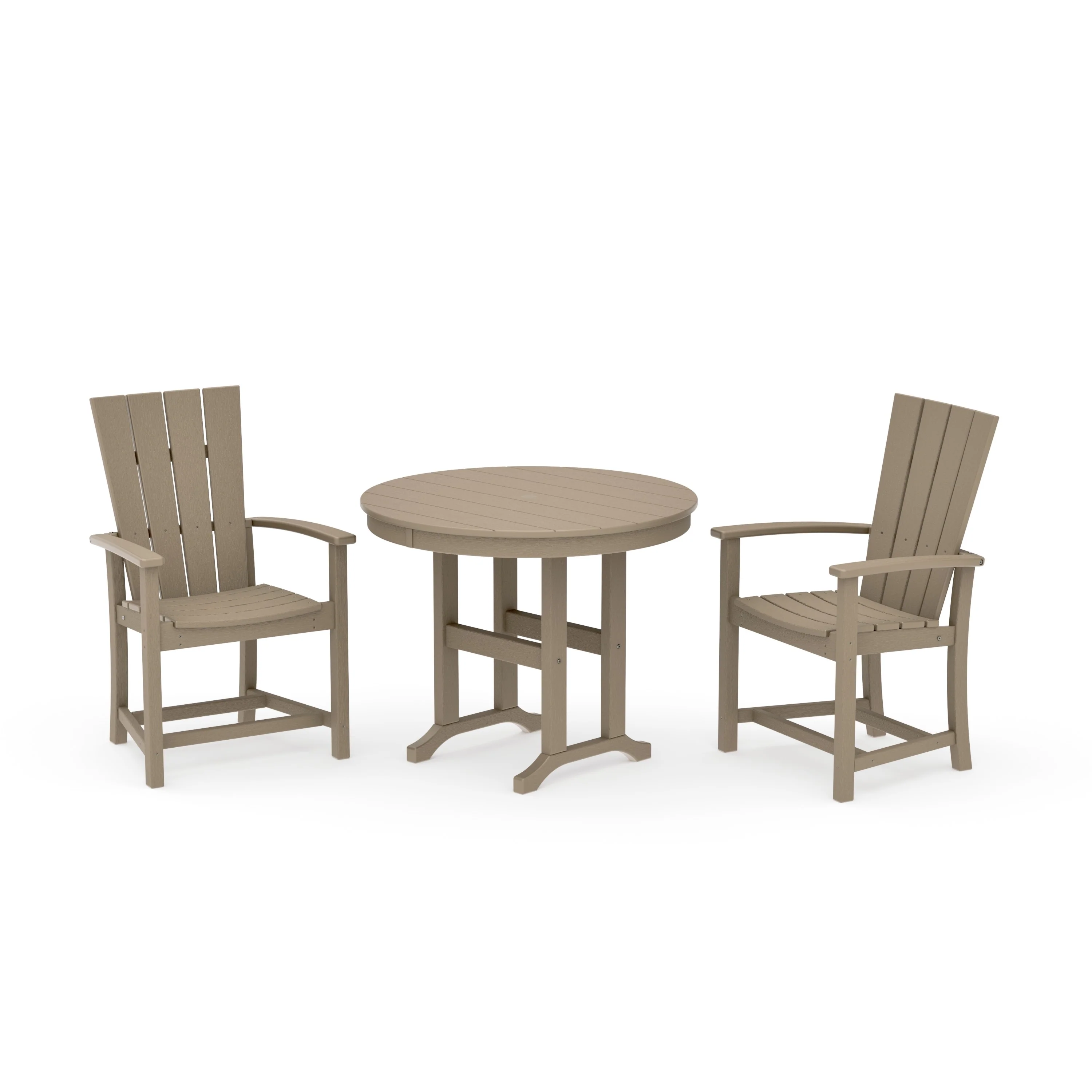 Quattro 3-Piece Round Farmhouse Dining Set - Image 21