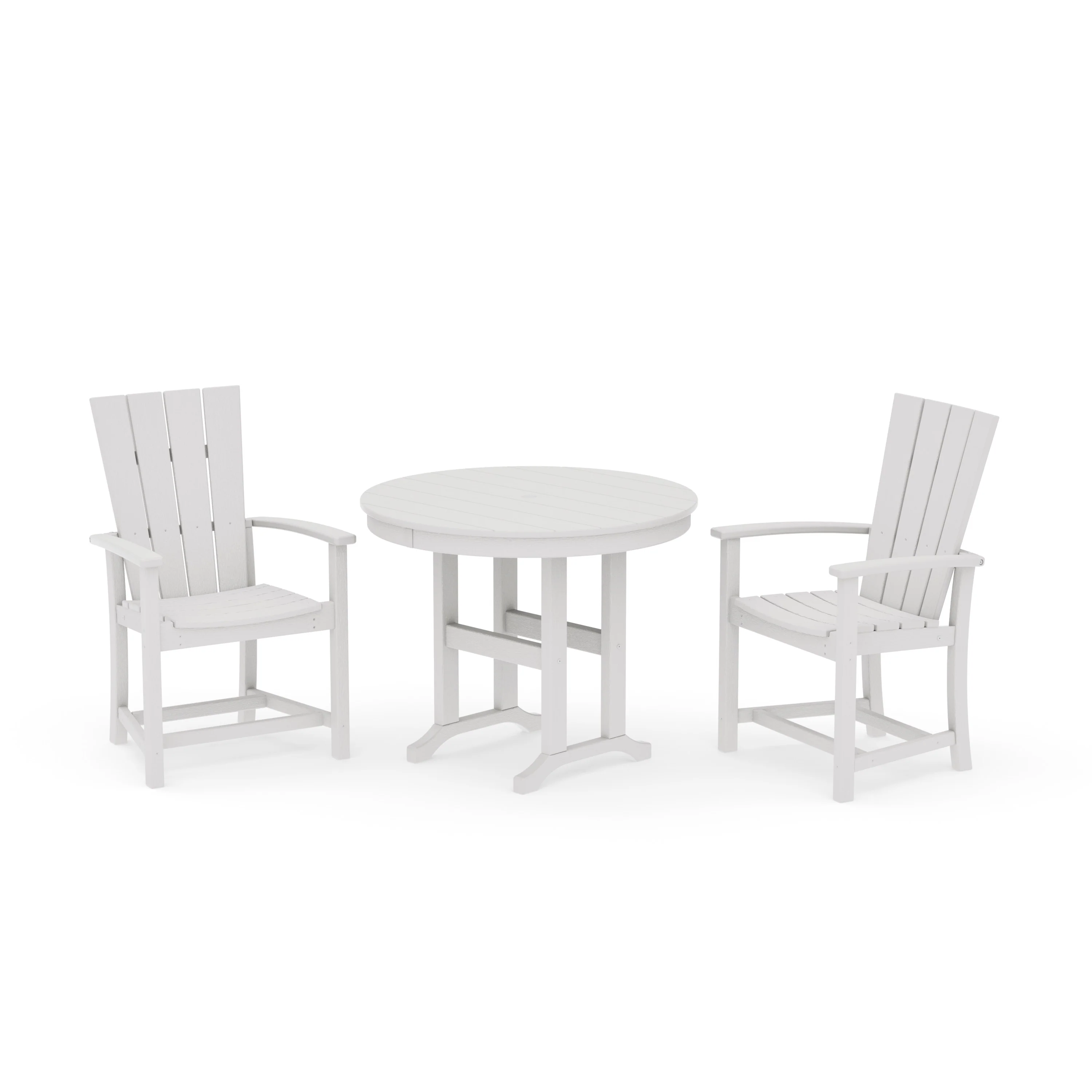 Quattro 3-Piece Round Farmhouse Dining Set - Image 22