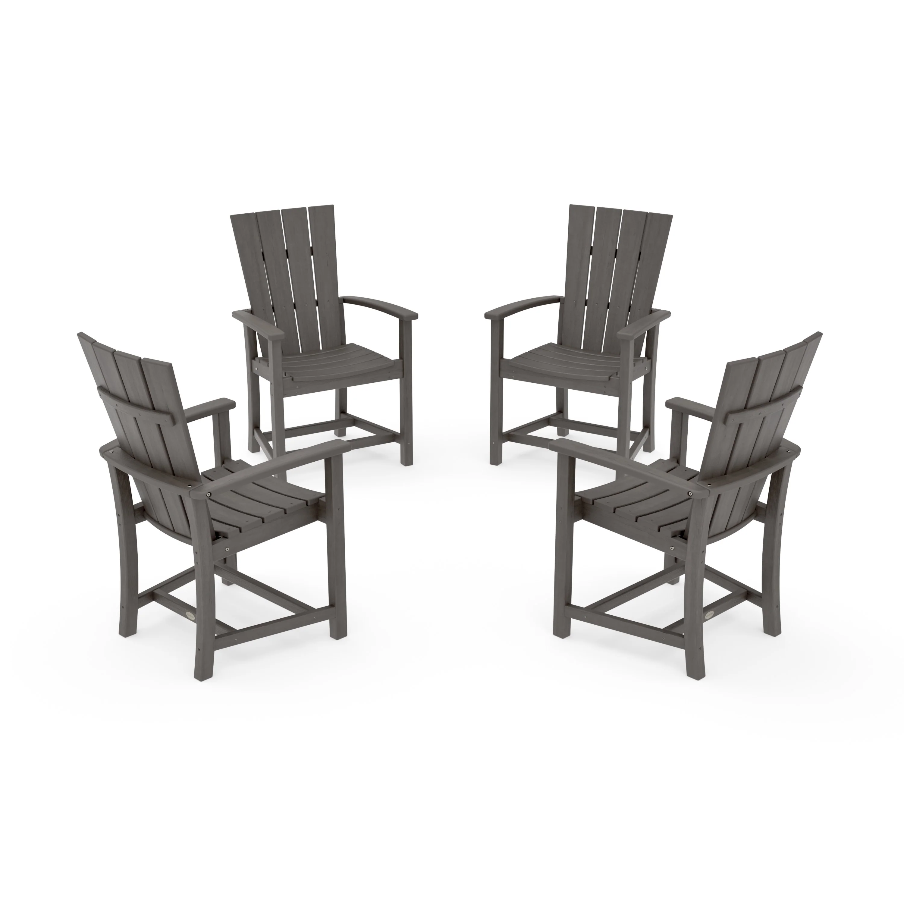 Quattro 4-Piece Upright Adirondack Conversation Set - Image 15