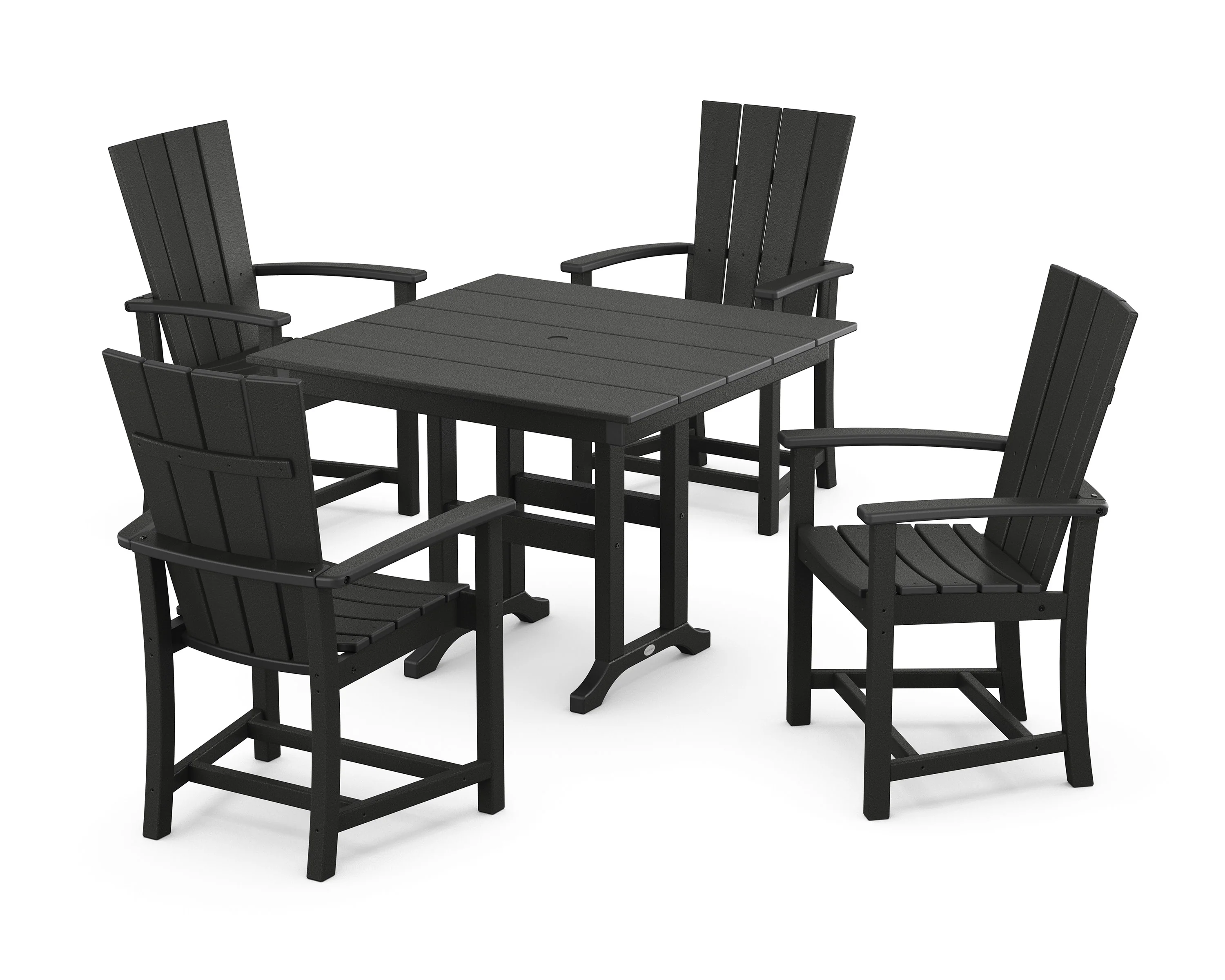 Quattro 5-Piece Farmhouse Dining Set - Image 11